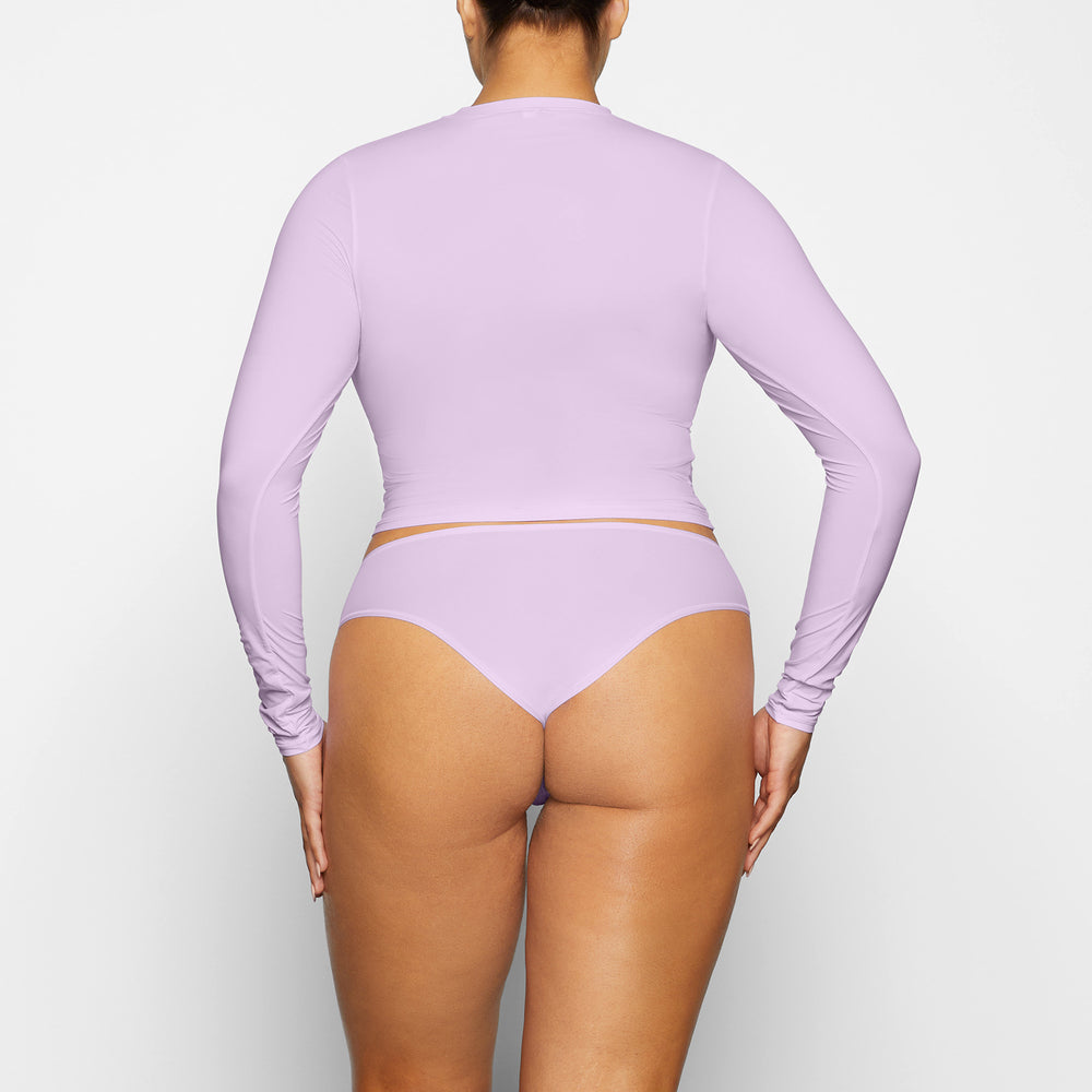 Skims FITS EVERYBODY LONG SLEEVE T-shirt Paars | QWS-645379