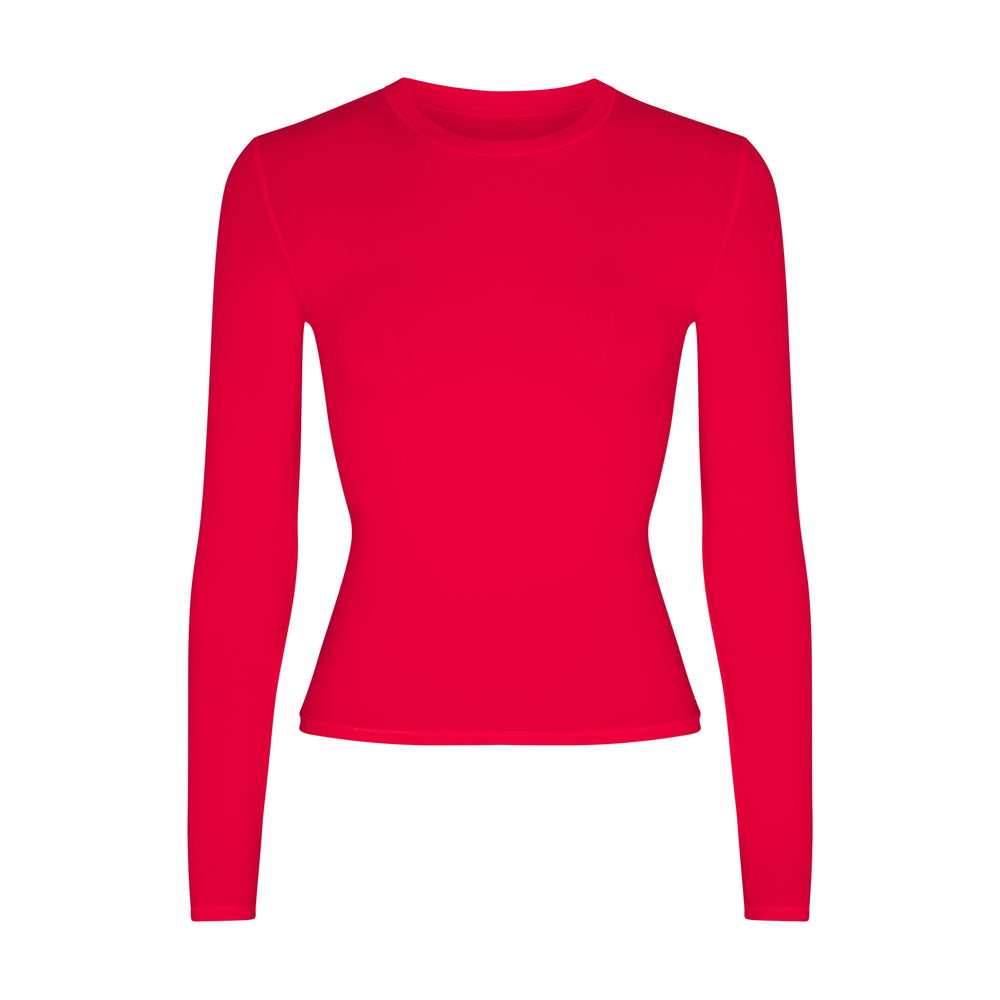 Skims FITS EVERYBODY LONG SLEEVE T-shirt Rood | XCP-267485