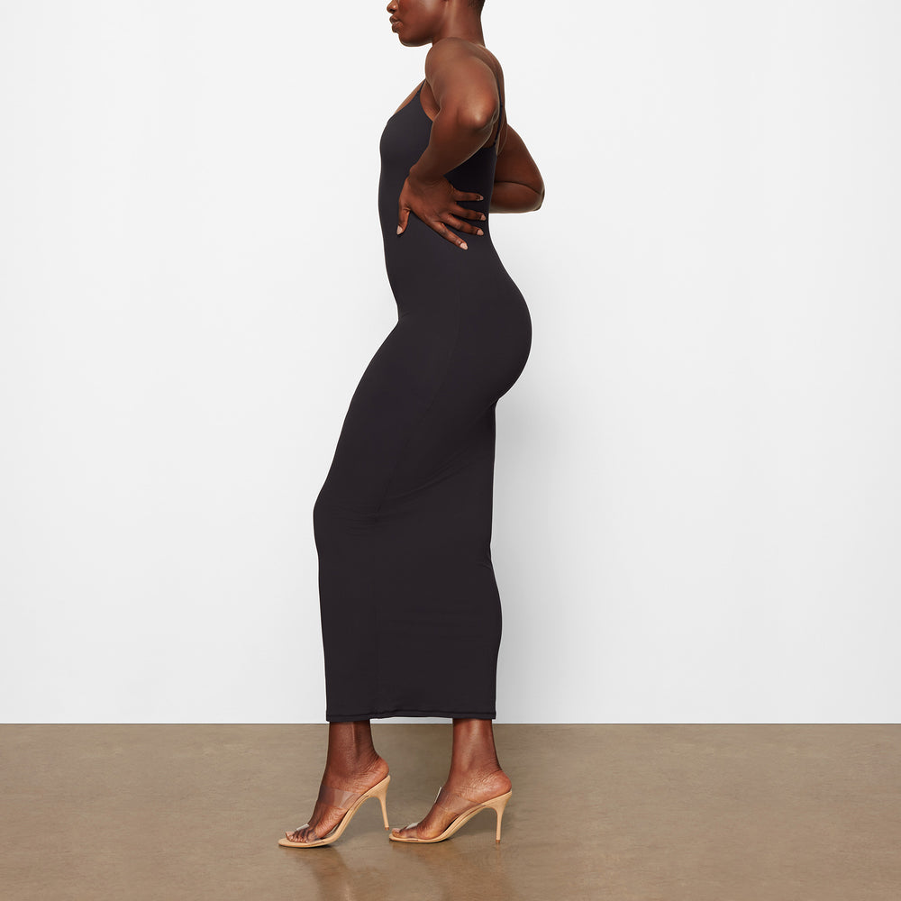 Skims FITS EVERYBODY LONG SLIP Dress Zwart | DXH-078465