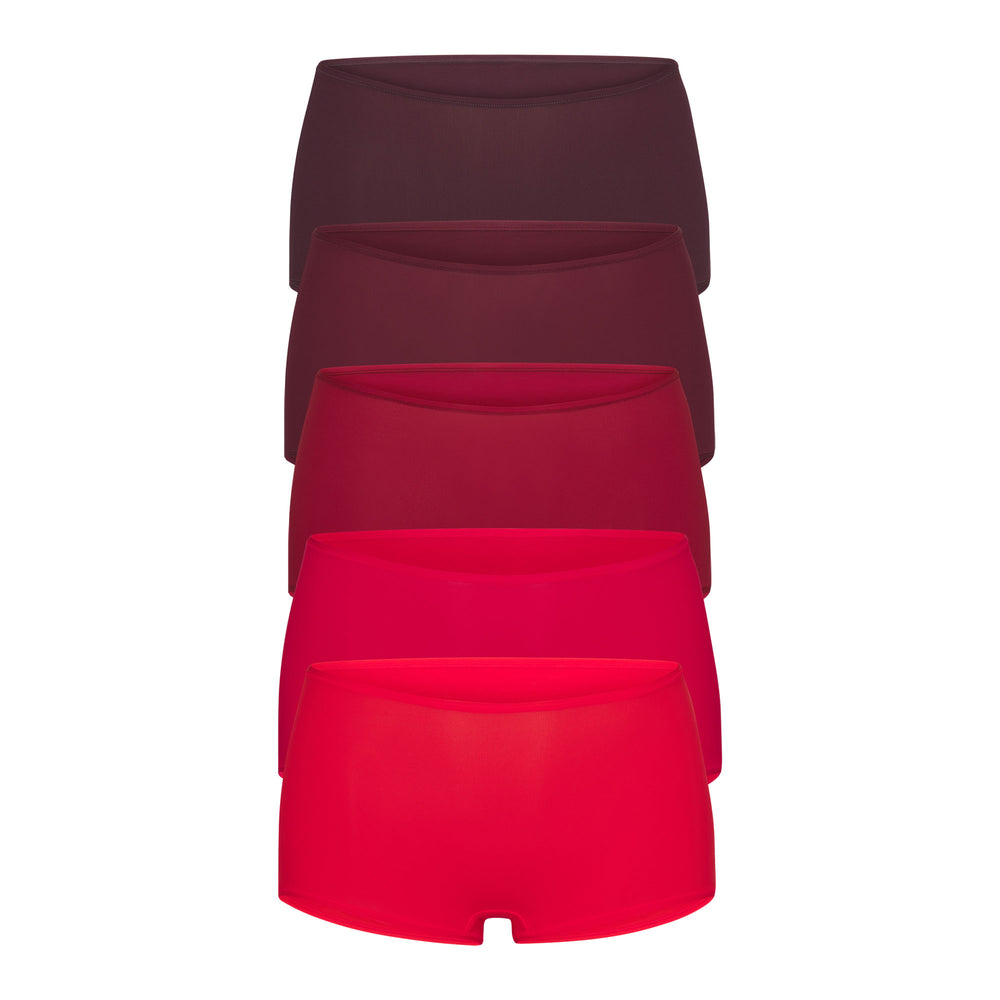 Skims FITS EVERYBODY PACK Boy Short Donkerrood Gekleurd | JAP-627543