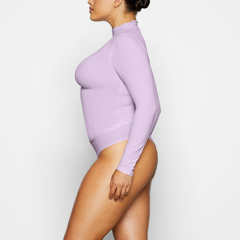 Skims FITS EVERYBODY TURTLENECK T-shirt Paars | IFP-231674