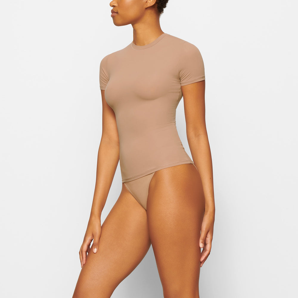 Skims FITS EVERYBODY T-shirt Abrikoos | TJQ-640781