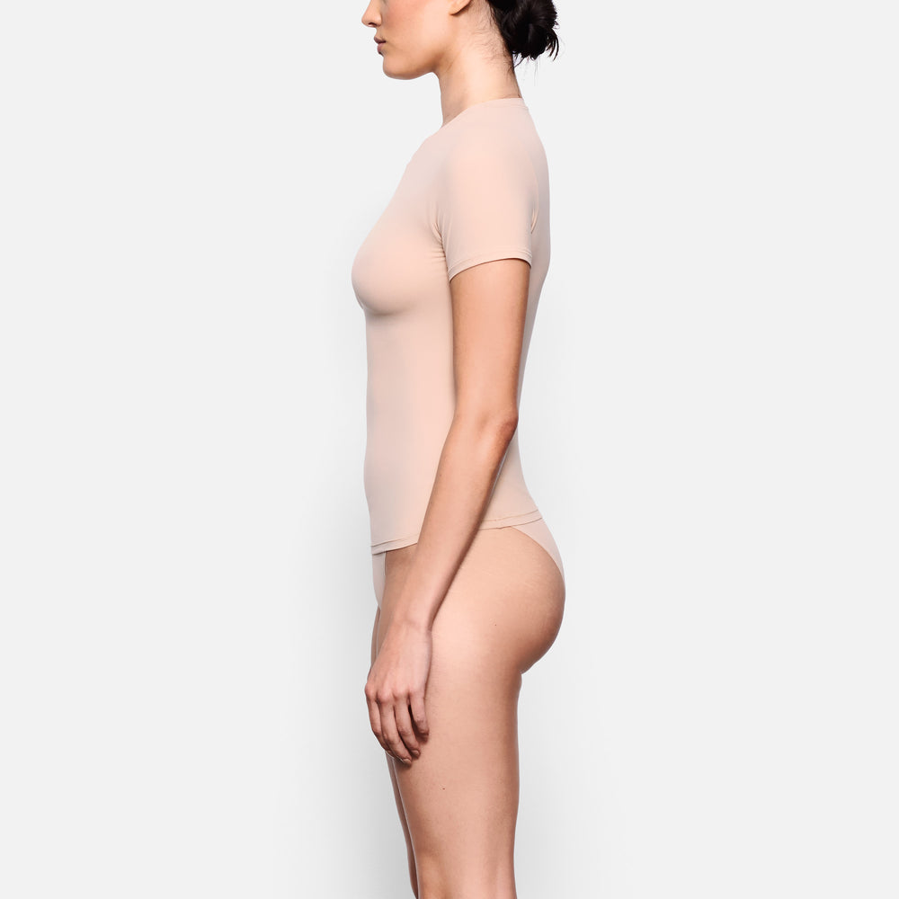 Skims FITS EVERYBODY T-shirt Beige | ETS-064325
