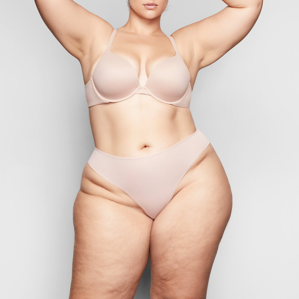 Skims FITS EVERYBODY T-shirt Push Up Bra Beige | FUA-504618