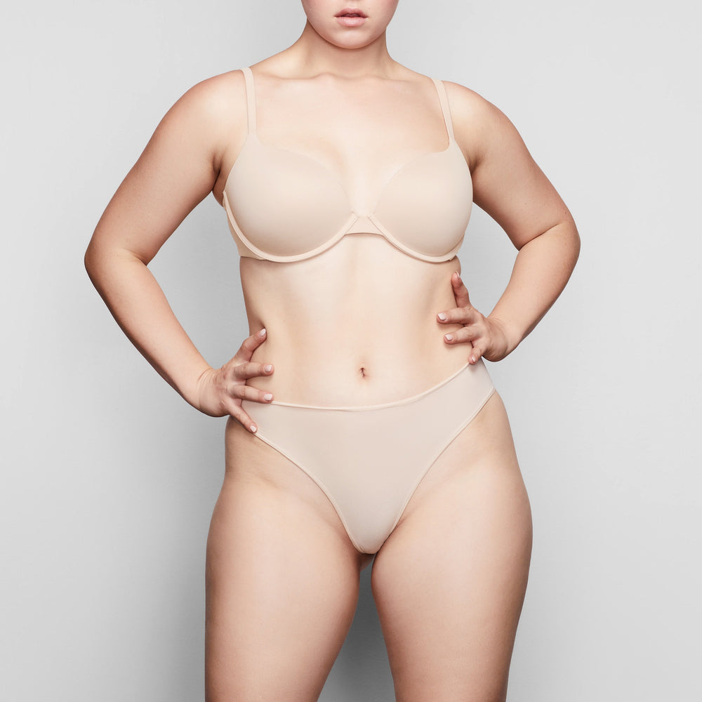 Skims FITS EVERYBODY T-shirt Push Up Bra Bruin | HGX-584609