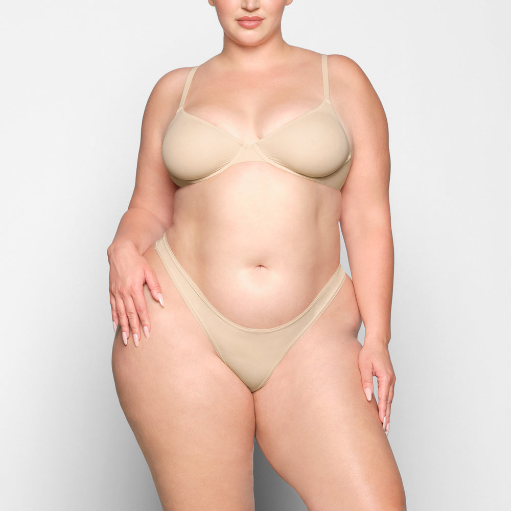 Skims FITS EVERYBODY UNLINED Underwire Bra Bruin | KMX-426890