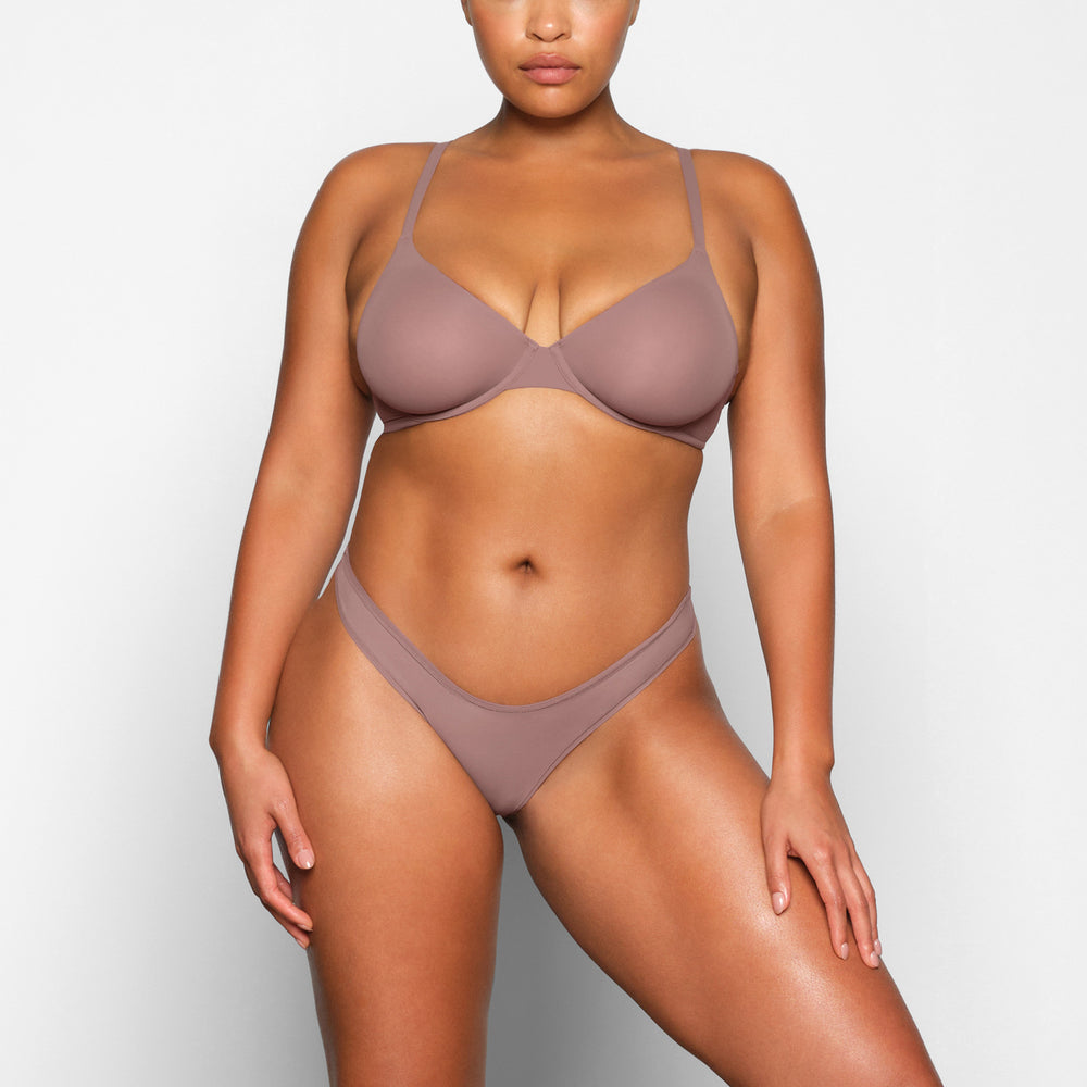 Skims FITS EVERYBODY UNLINED Underwire Bra Bruin | OGP-582741