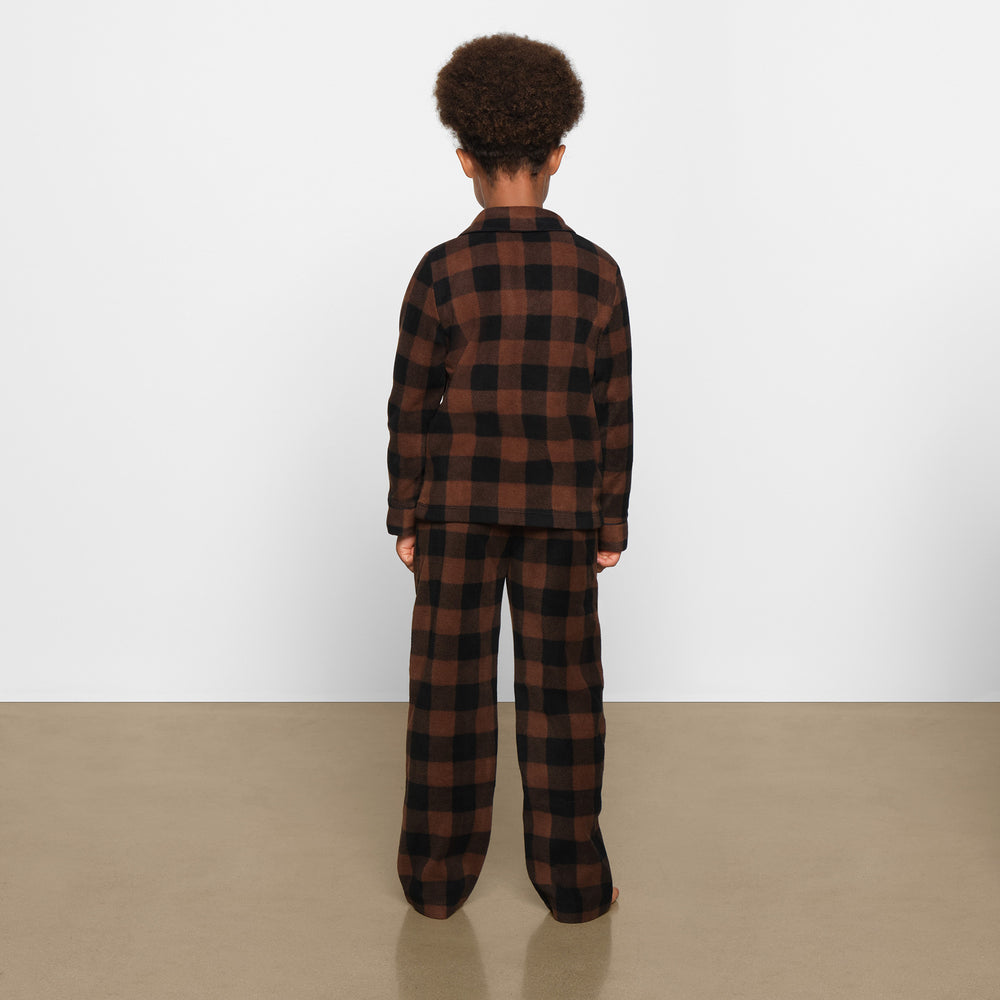 Skims FLEECE SLEEP SET Kinderen Bruin | ELM-142586