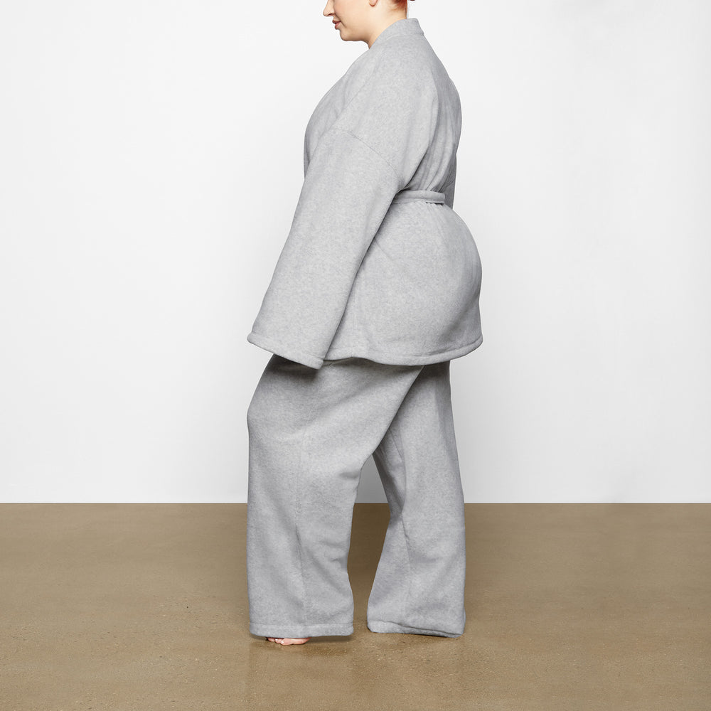 Skims FLEECE WRAP Jas Lichtgrijs | CNV-784506