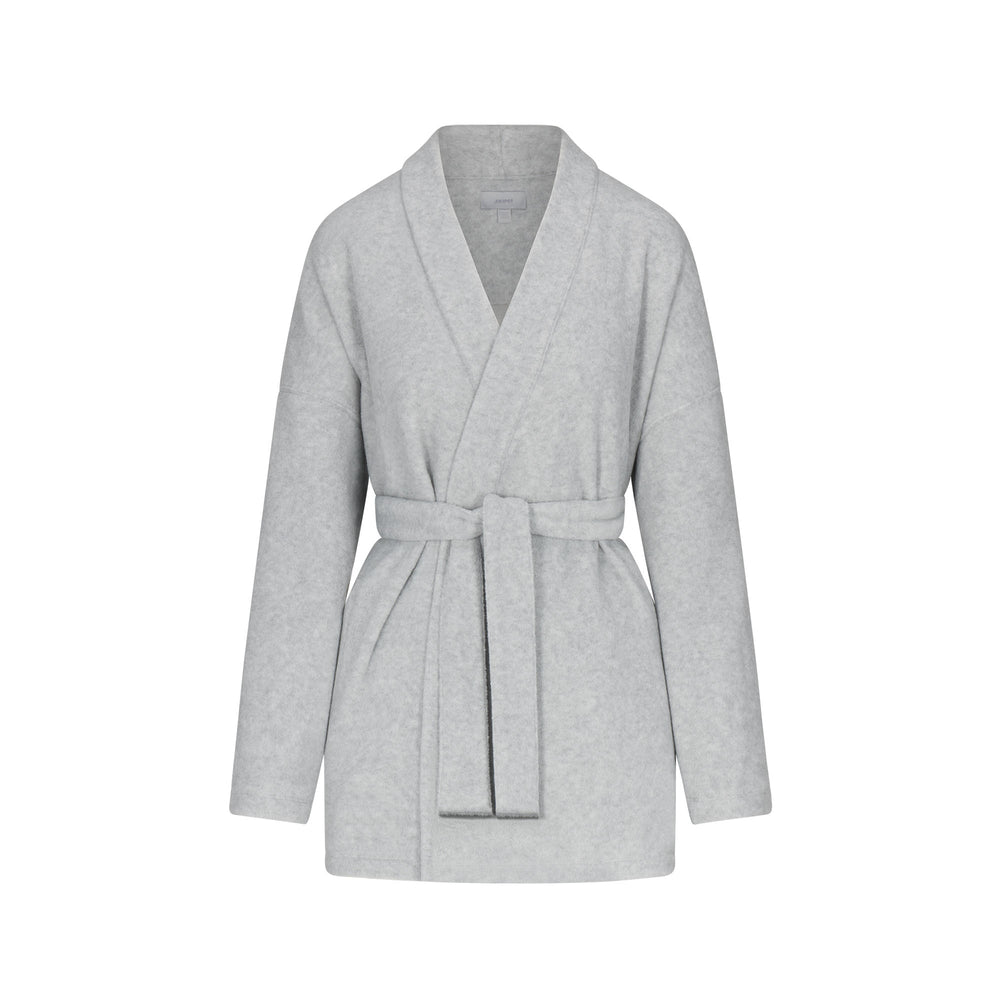 Skims FLEECE WRAP Jas Lichtgrijs | CNV-784506