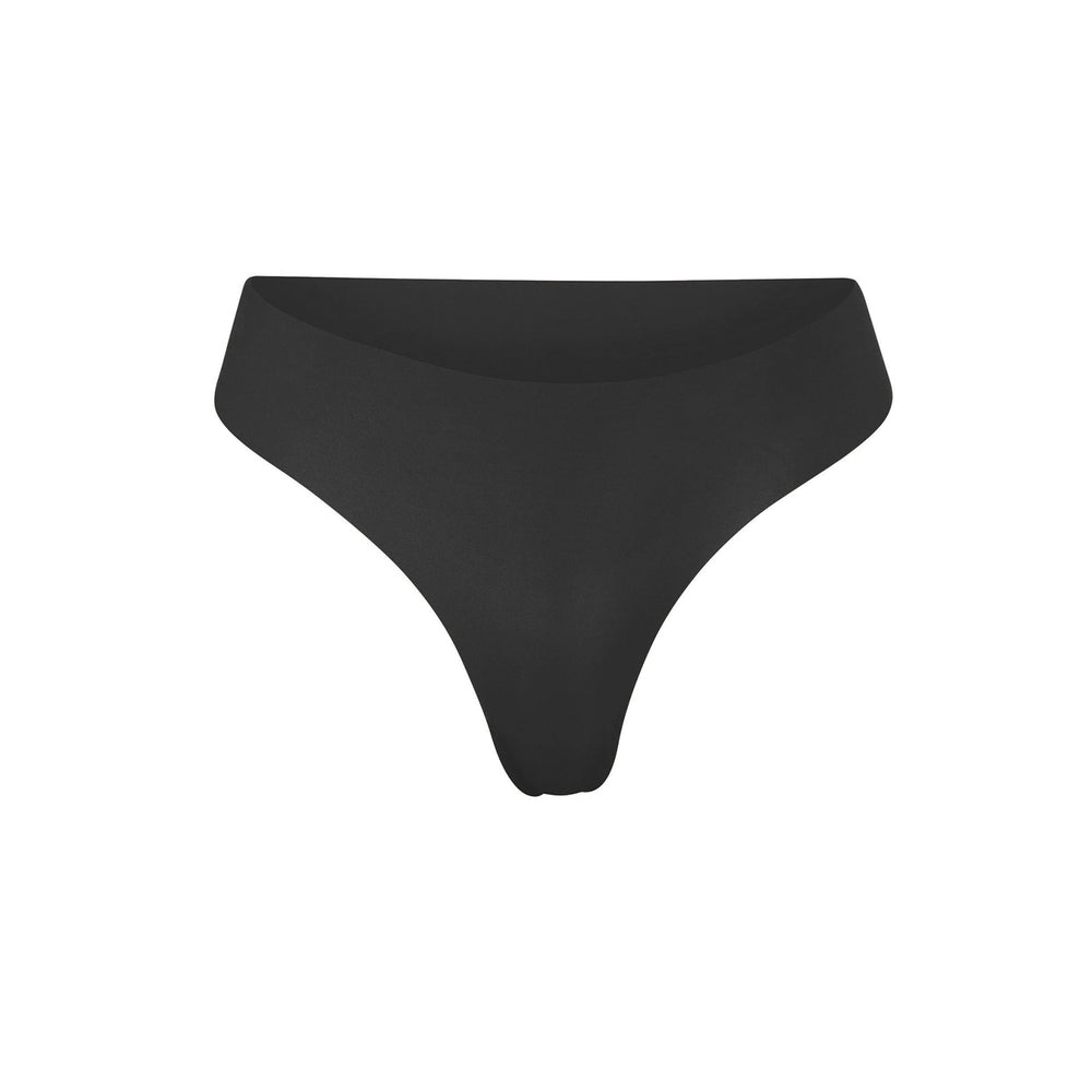 Skims FREE CUT MID WAIST Thong Zwart | LYB-187593