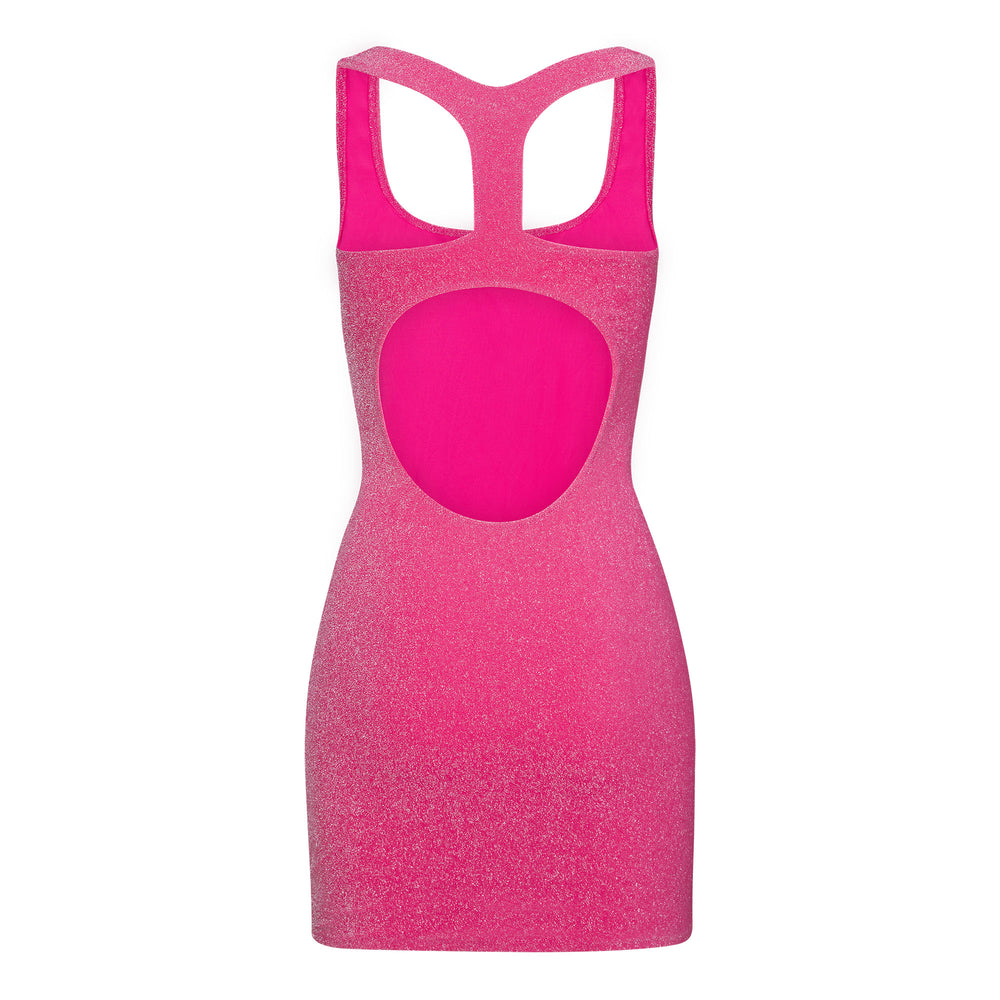 Skims GLITTER SWIM METALLIC Dress Roze | NLG-752816