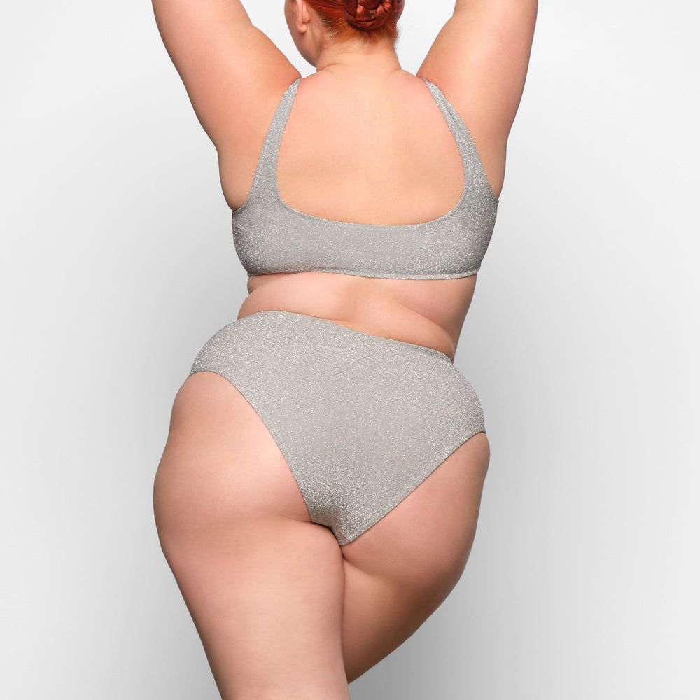 Skims GLITTER SWIM MID WAIST BOTTOM Two Pieces Grijs | GEN-025148