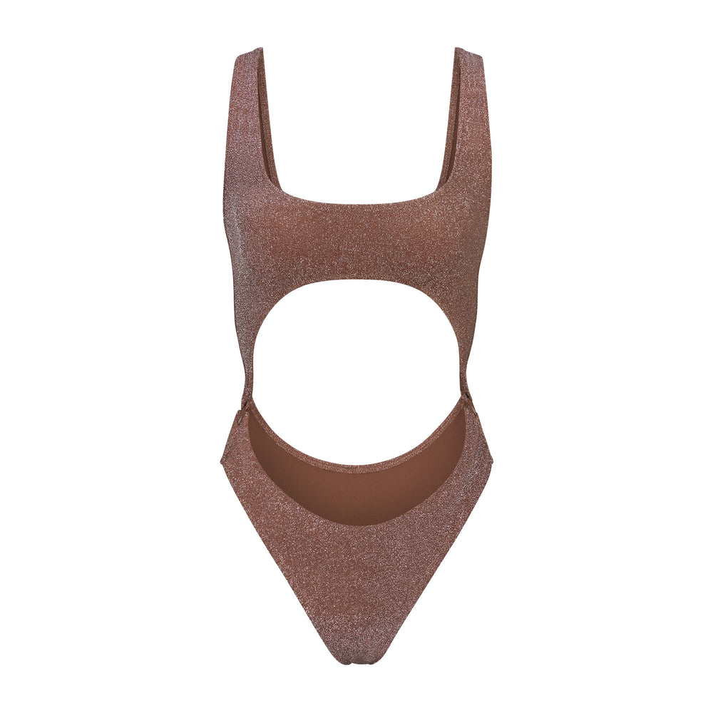 Skims GLITTER SWIM MONOKINI One Piece Bruin | VKB-156728