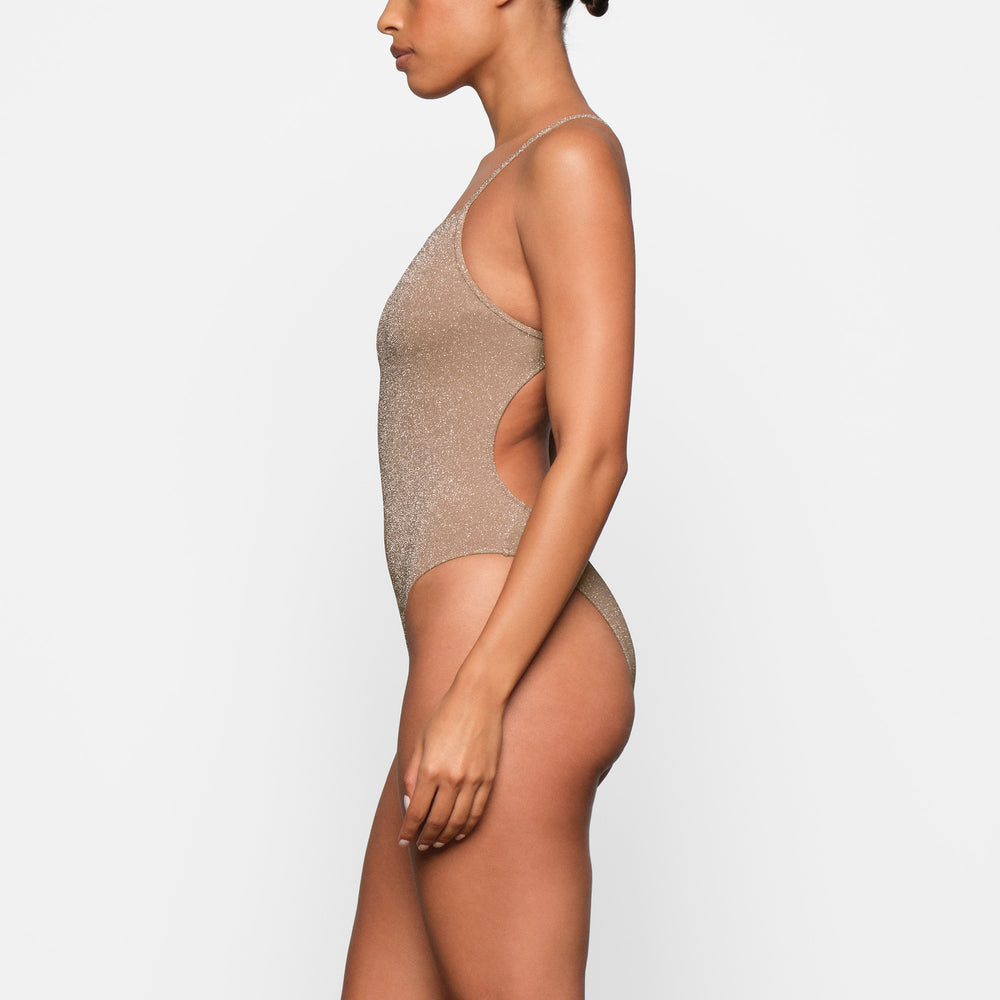 Skims GLITTER SWIM One Piece Abrikoos | XPB-401953