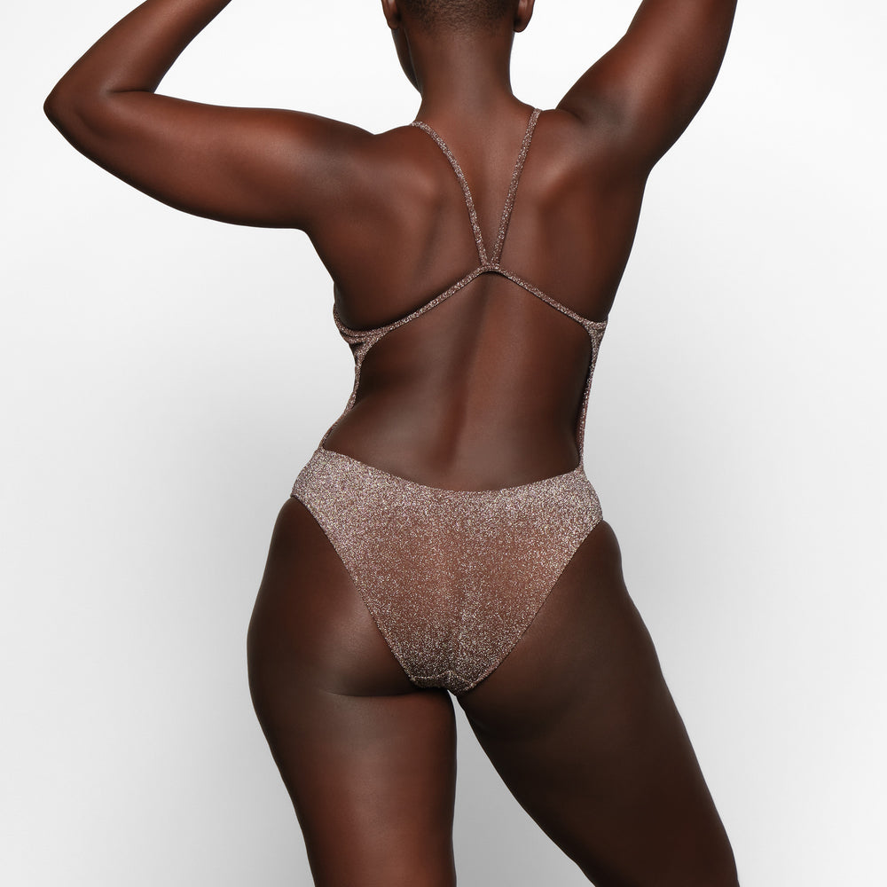 Skims GLITTER SWIM One Piece Chocola | JLC-310628