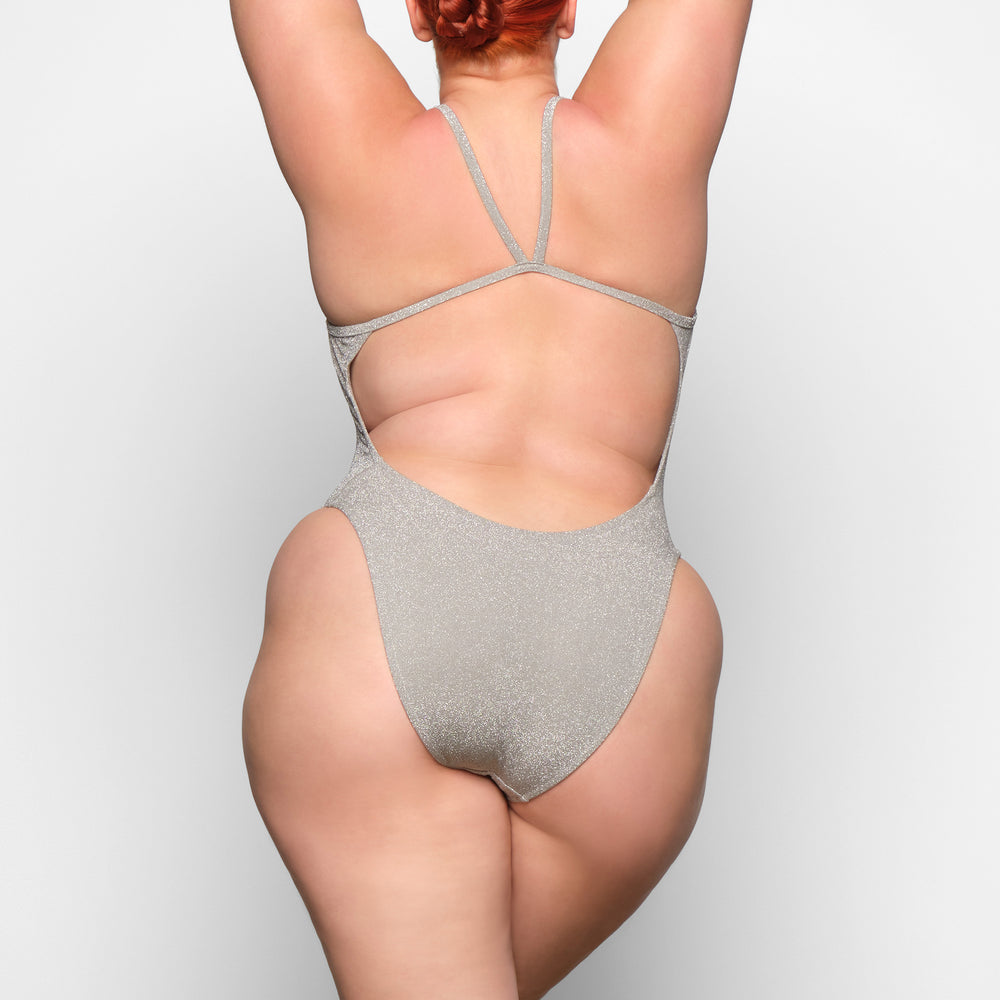 Skims GLITTER SWIM One Piece Grijs | CAK-973562