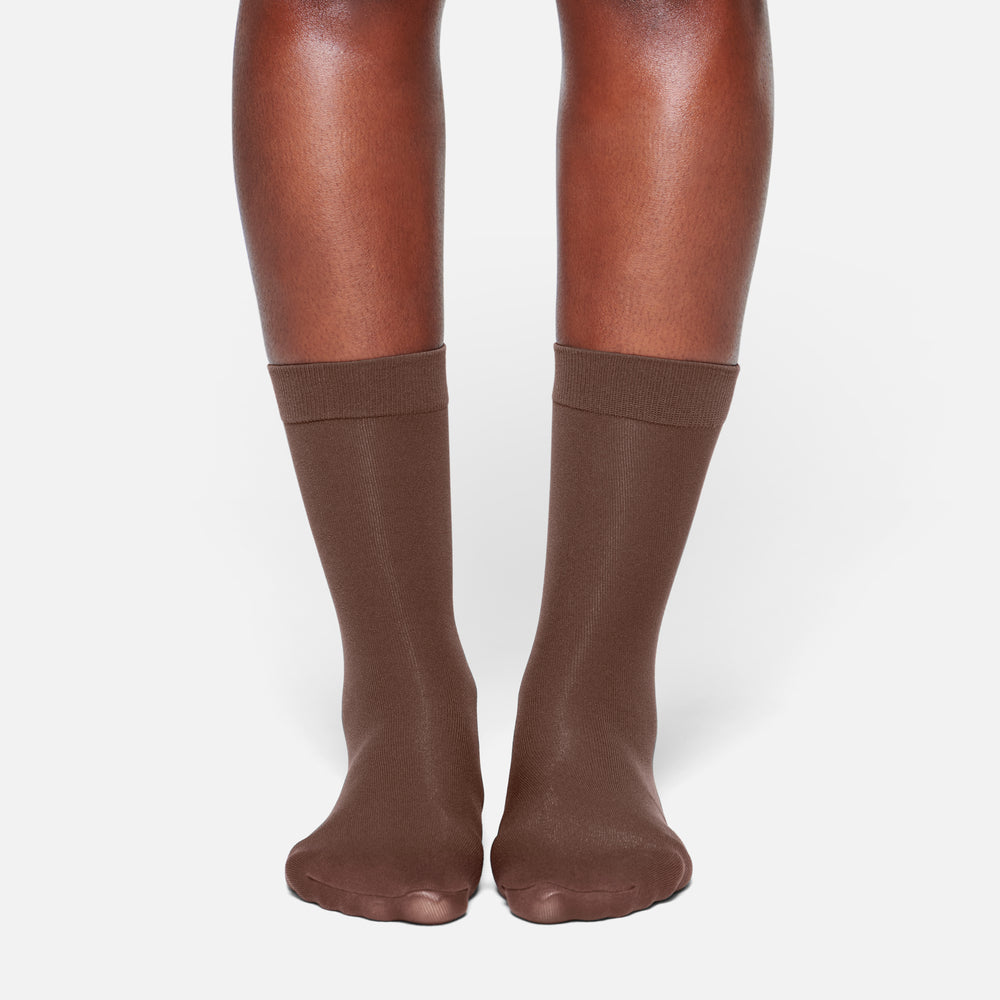 Skims HOSIERY CREW Sokken Chocola | QYU-576390