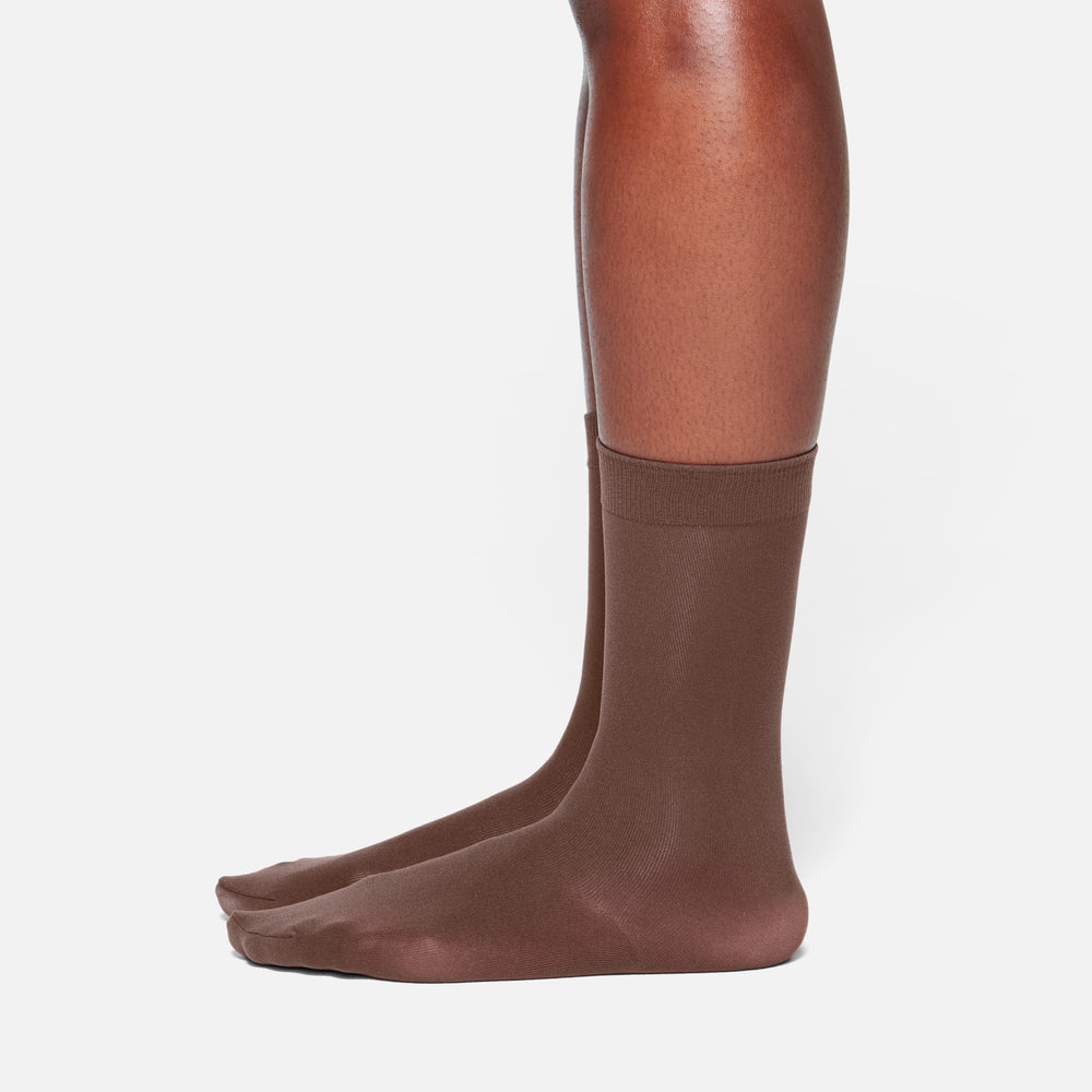 Skims HOSIERY CREW Sokken Chocola | QYU-576390