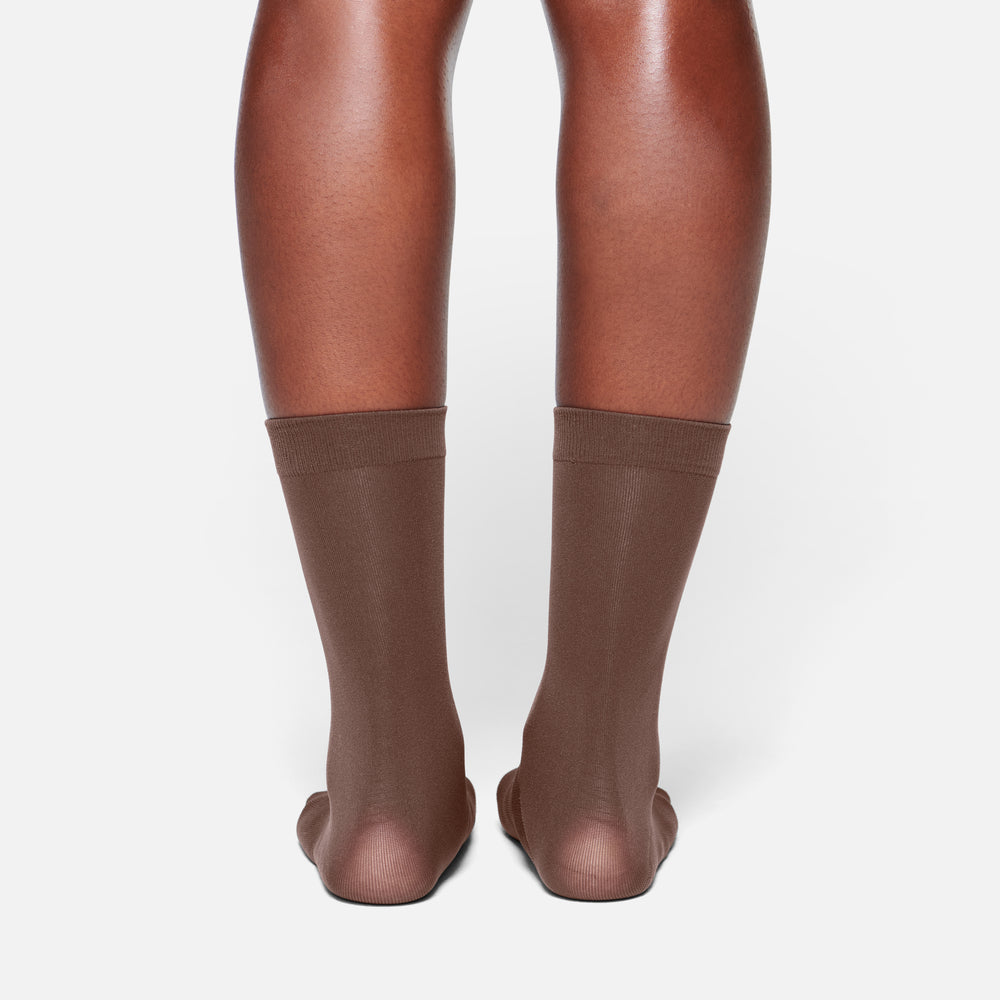 Skims HOSIERY CREW Sokken Chocola | QYU-576390
