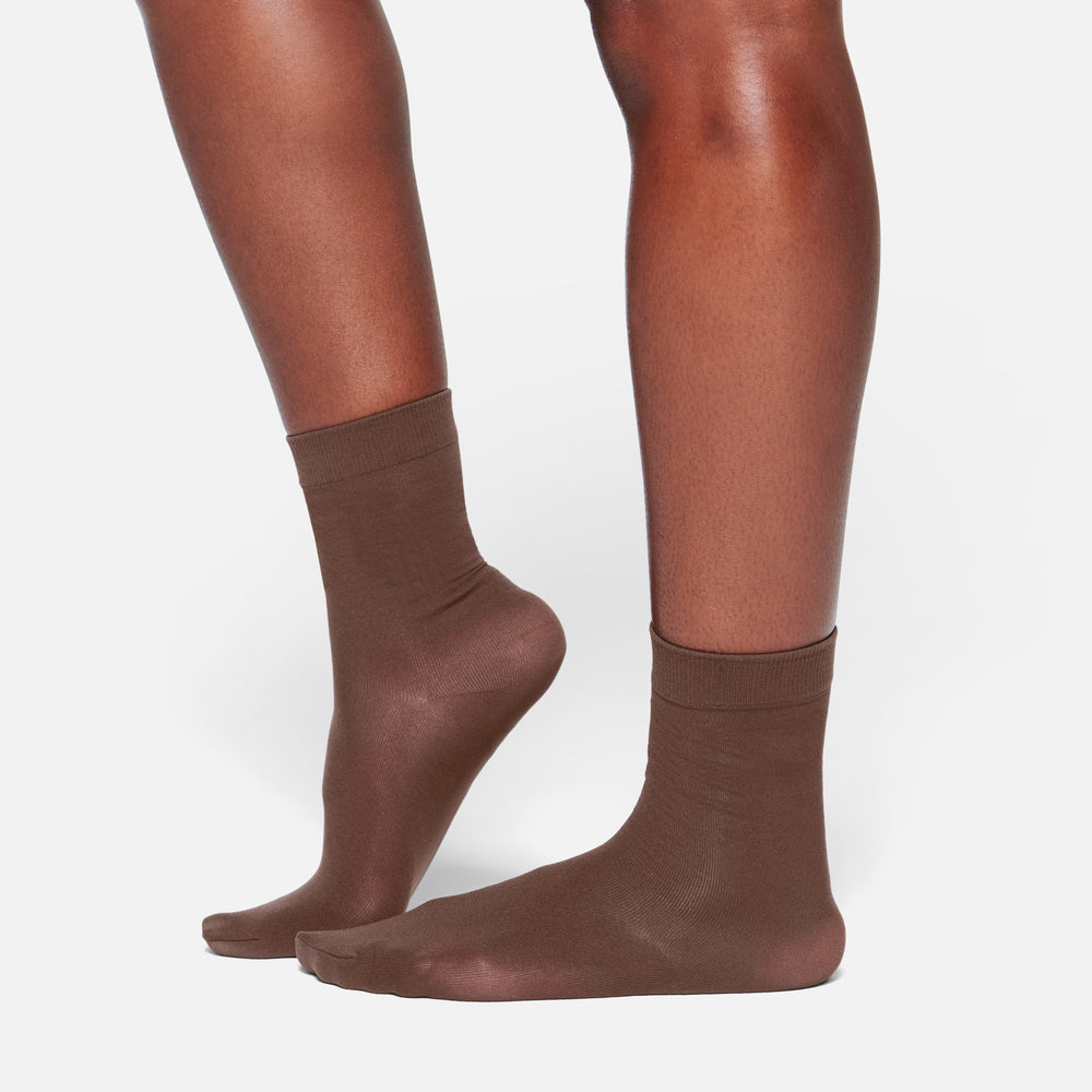 Skims HOSIERY CREW Sokken Chocola | QYU-576390
