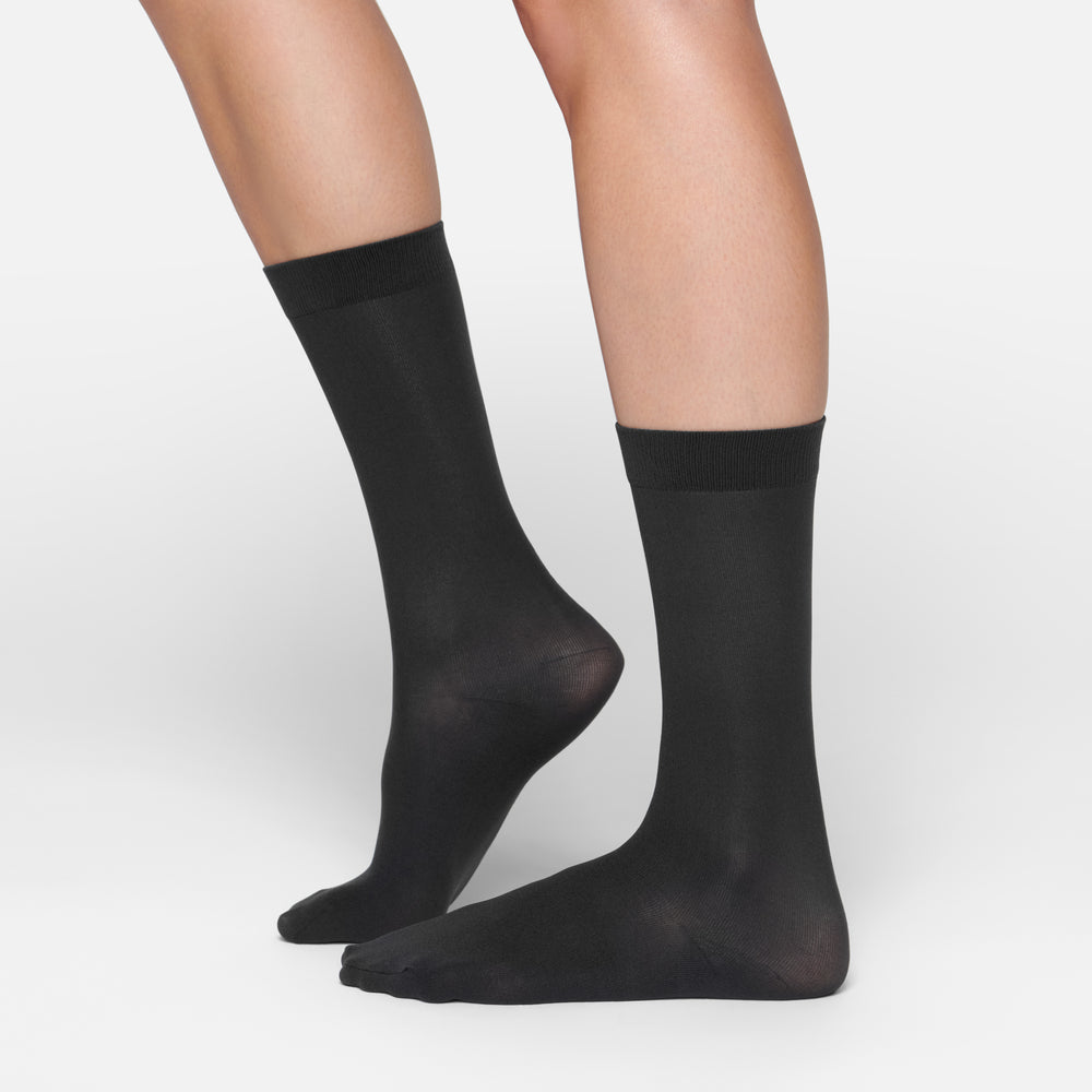 Skims HOSIERY CREW Sokken Zwart | DNQ-257491