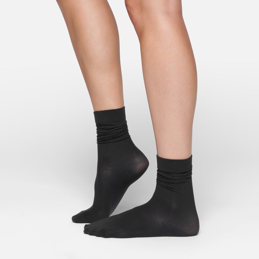 Skims HOSIERY CREW Sokken Zwart | DNQ-257491