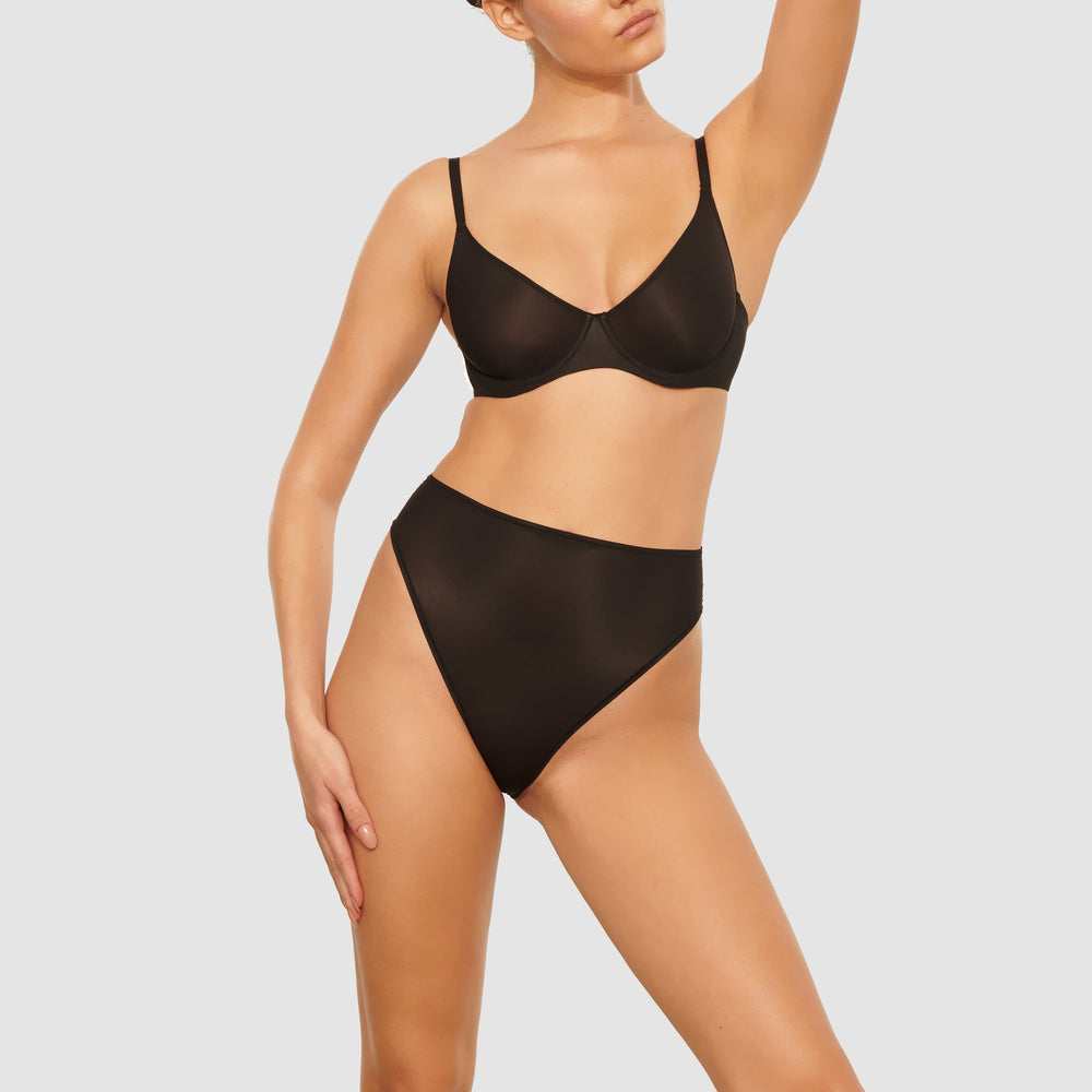 Skims JELLY SHEER CHEEKY Brief Zwart | RIZ-073418