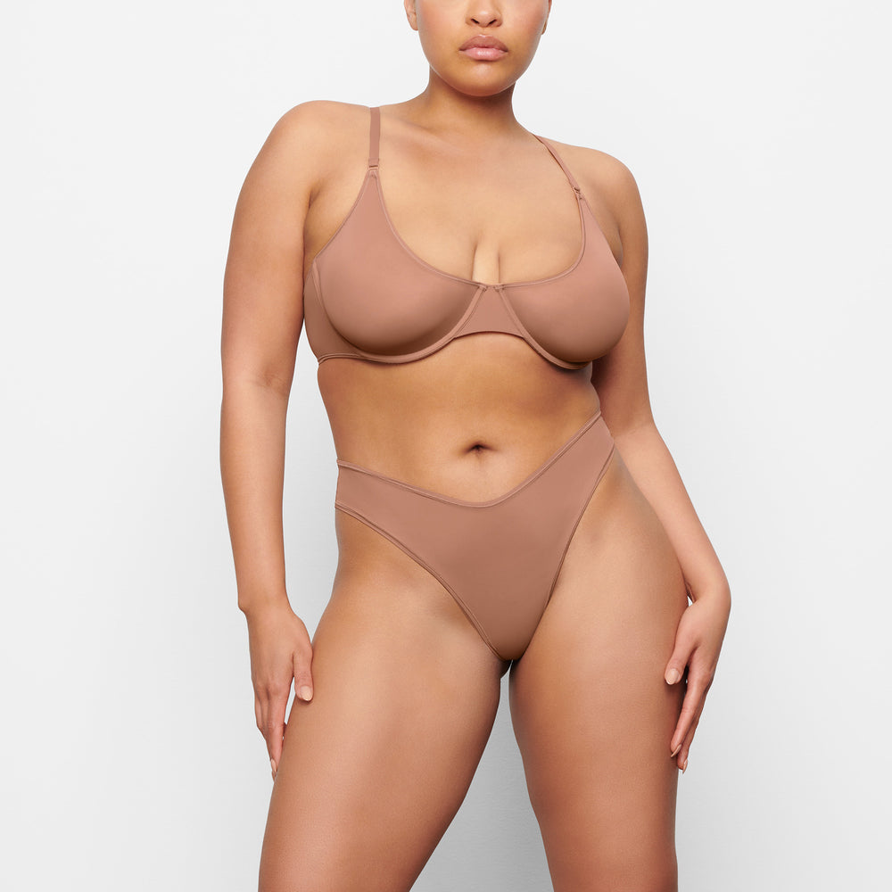 Skims JELLY SHEER DIPPED Thong Abrikoos | YAS-049517
