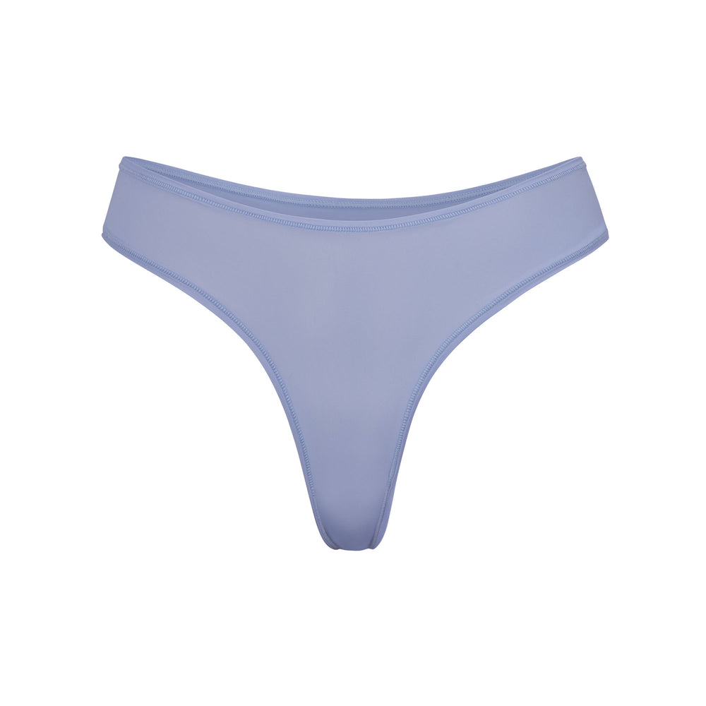Skims JELLY SHEER DIPPED Thong Azuurblauw | CQE-473152