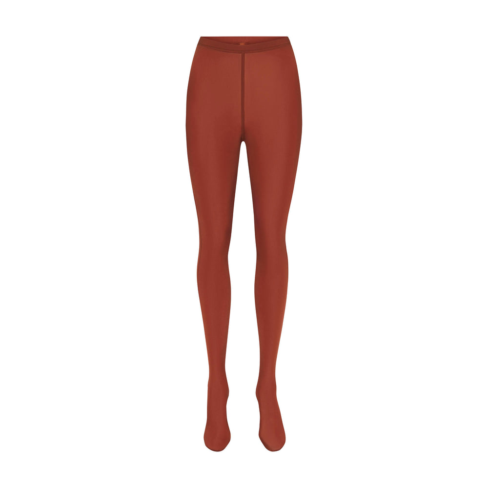 Skims JELLY SHEER FOOTED Leggings Bruin | UVR-902518