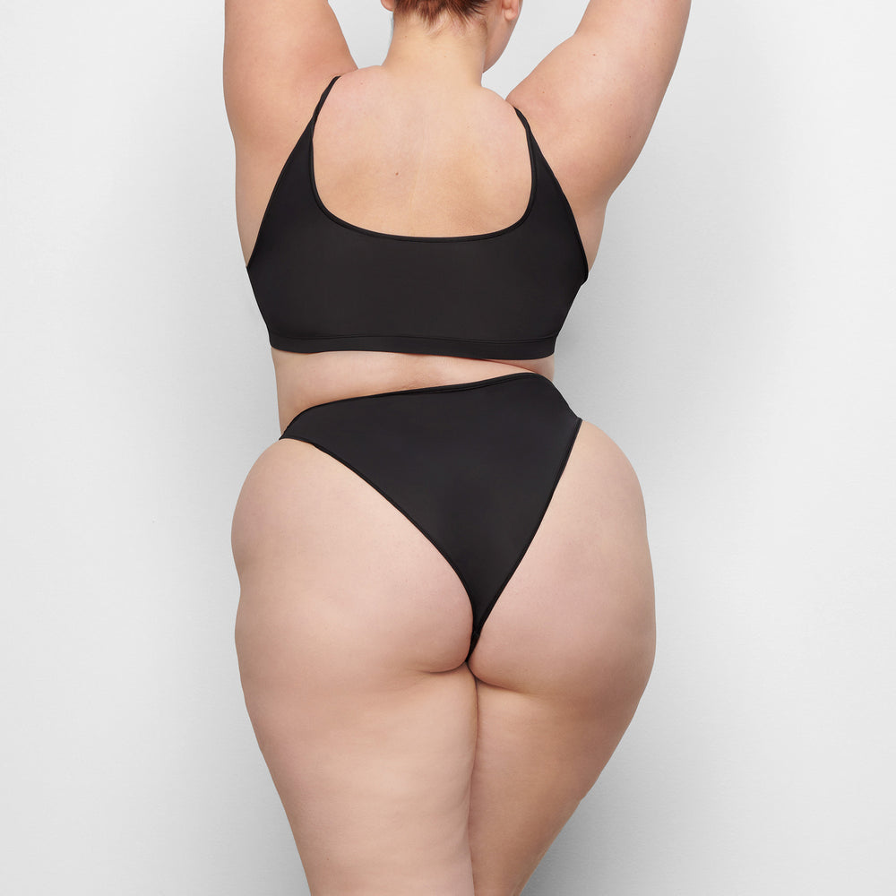 Skims JELLY SHEER HIGH CUT Bikini Zwart | LWK-743590