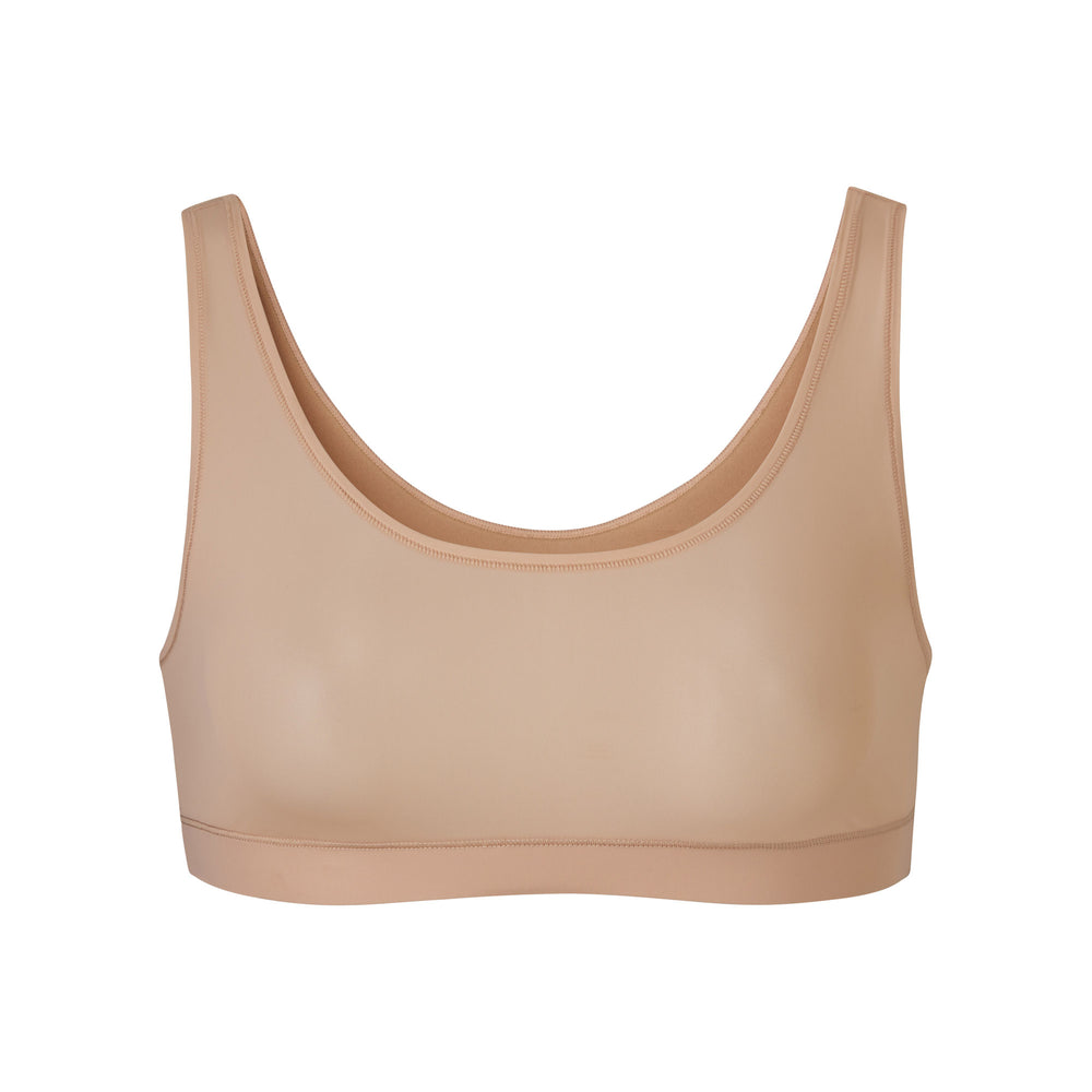 Skims JELLY SHEER SCOOP NECK Bralette Beige | YBK-682413