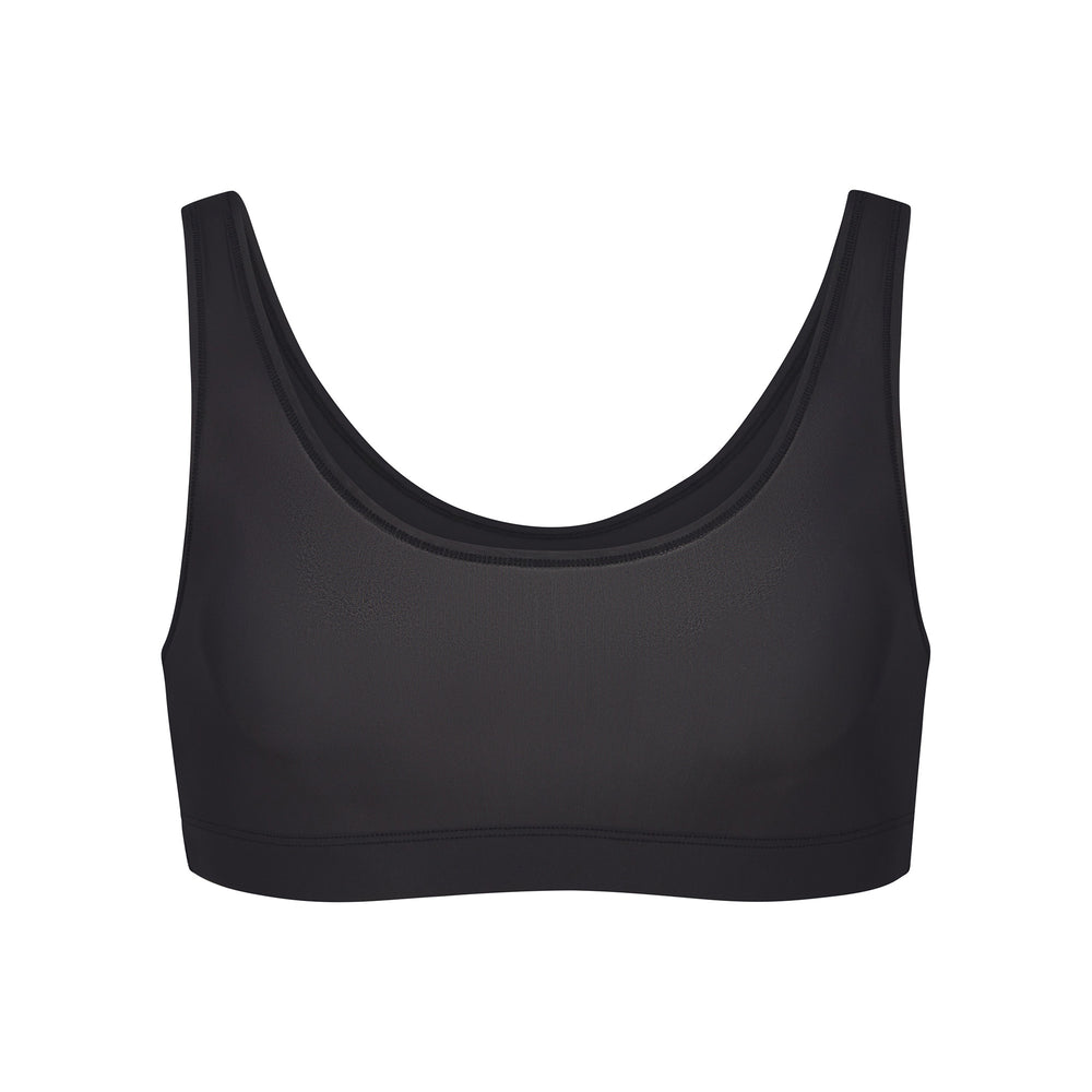 Skims JELLY SHEER SCOOP NECK Bralette Zwart | OLD-639850