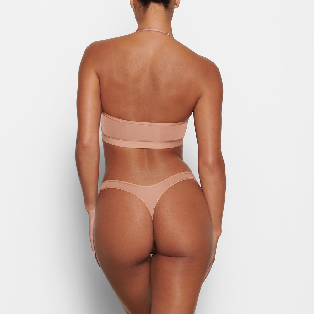 Skims JELLY SHEER SEAMED DIPPED Thong Abrikoos | ZQG-509421