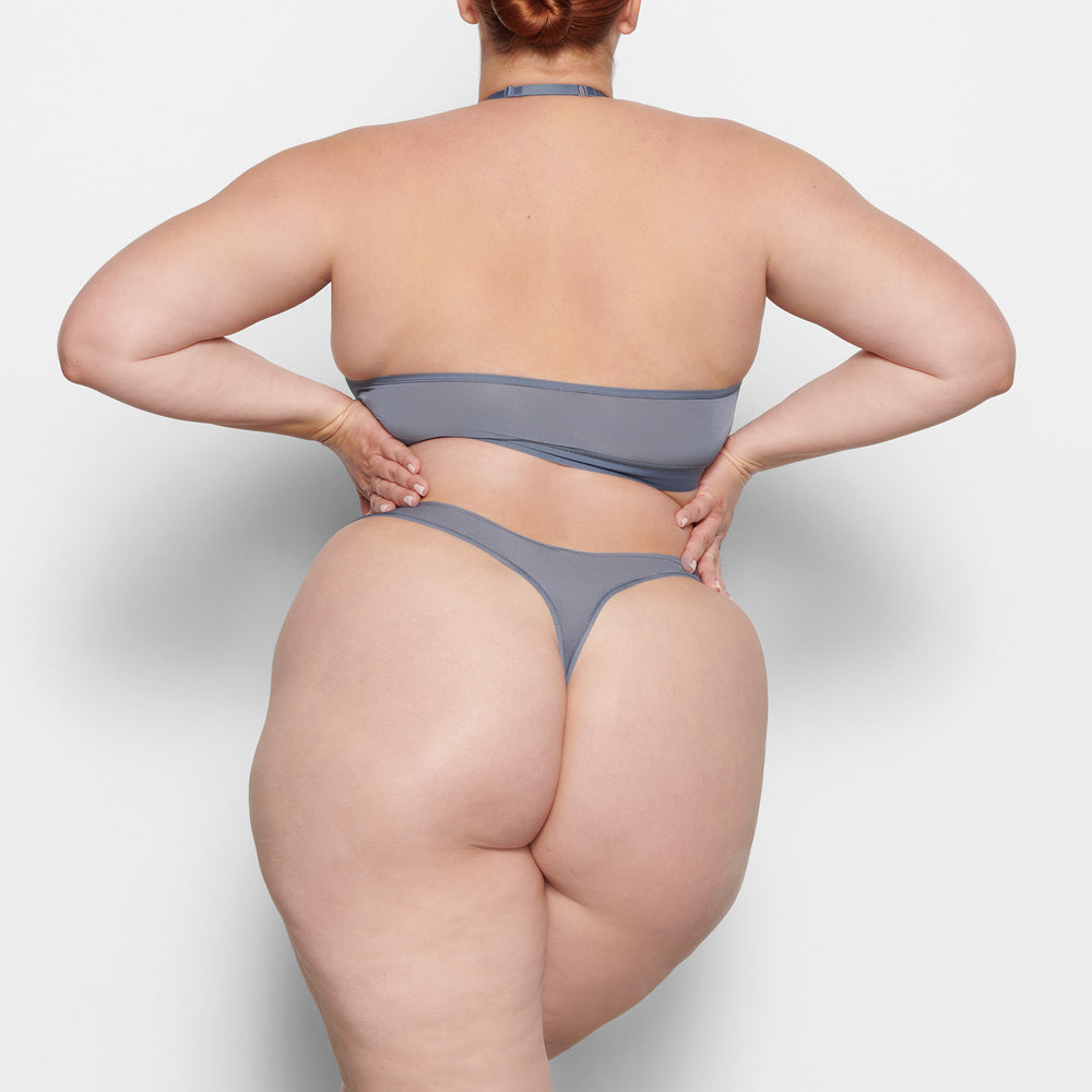 Skims JELLY SHEER SEAMED DIPPED Thong Grijs Blauw | ZHO-791802