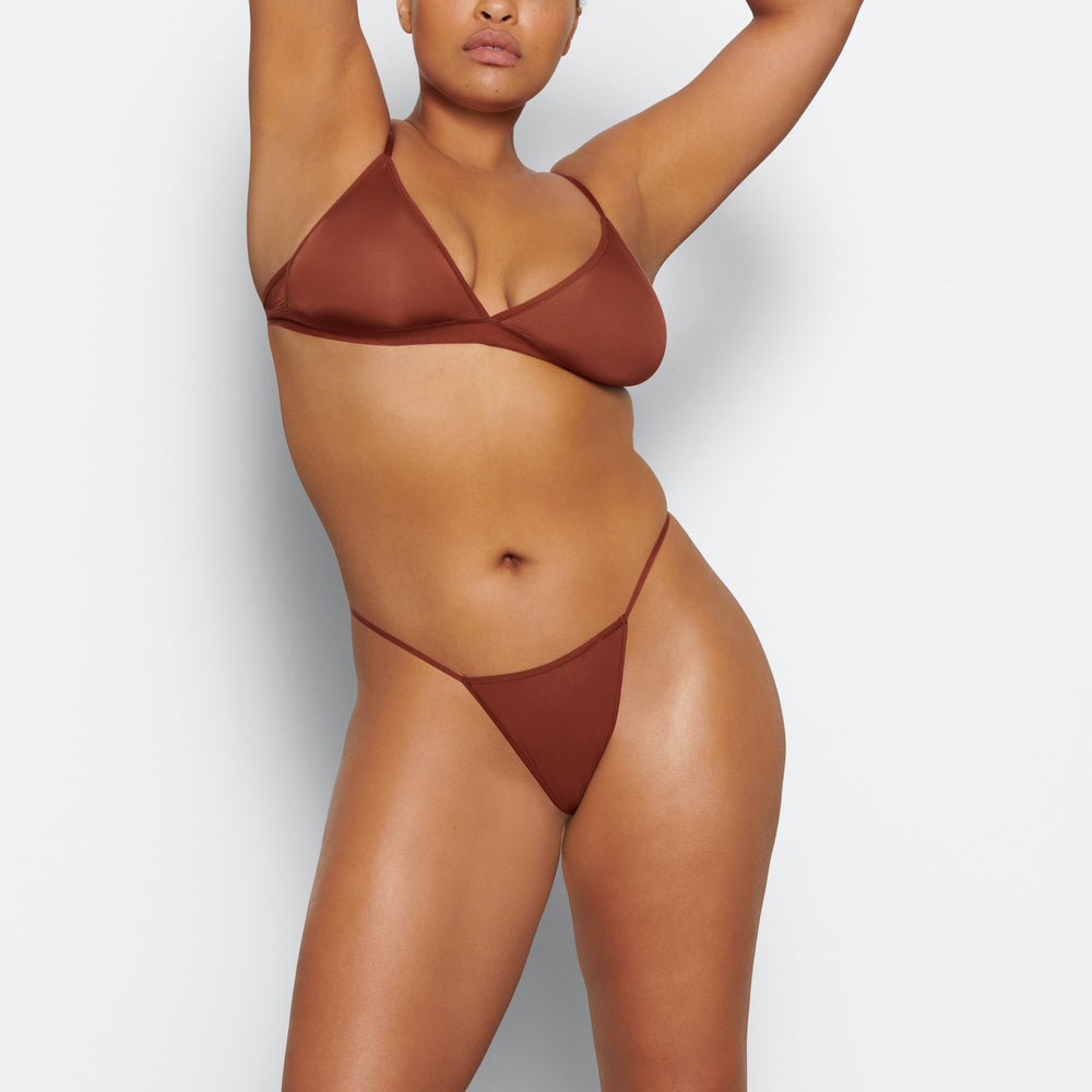Skims JELLY SHEER STRING Thong Bruin | MOC-930687