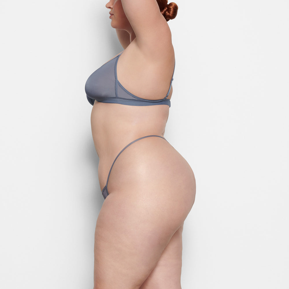 Skims JELLY SHEER STRING Thong Grijs Blauw | CPM-238509