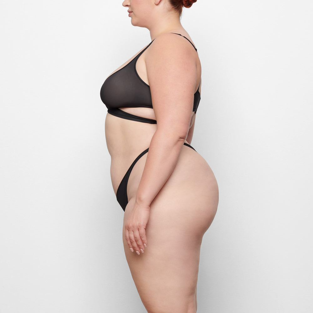 Skims JELLY SHEER WRAP Bralette Zwart | TGO-504167