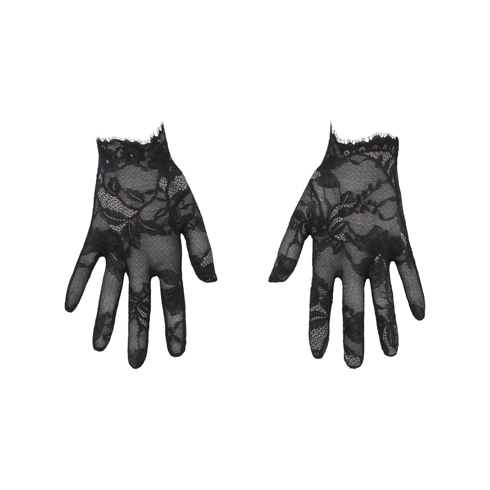 Skims LACE Handschoenen Zwart | NGA-710956