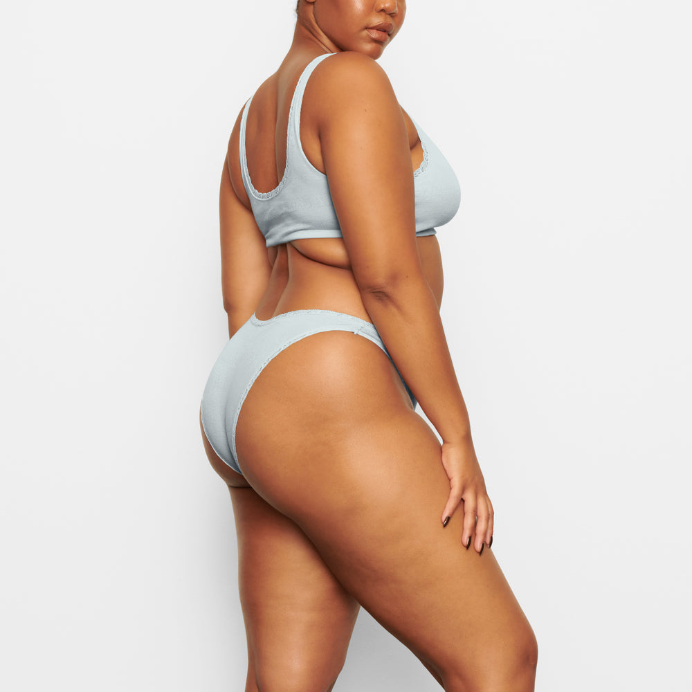 Skims LACE POINTELLE CHEEKY Brief Blauw | KIB-374651