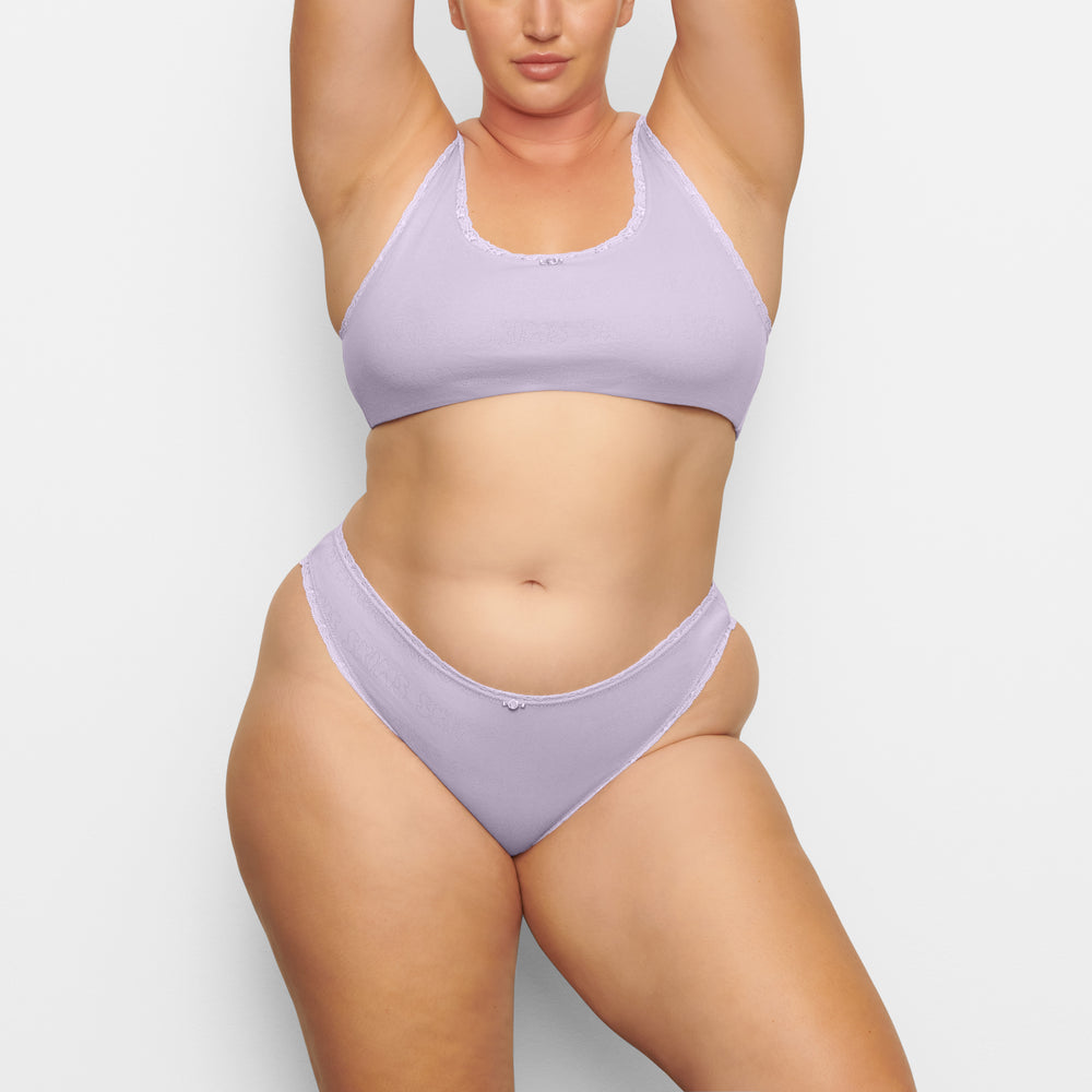 Skims LACE POINTELLE CHEEKY Brief Lavendel | BAT-265780
