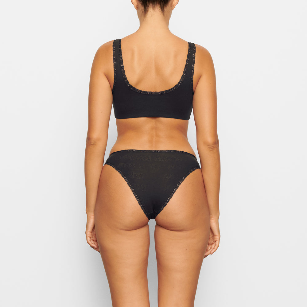 Skims LACE POINTELLE CHEEKY Brief Zwart | KPM-824731