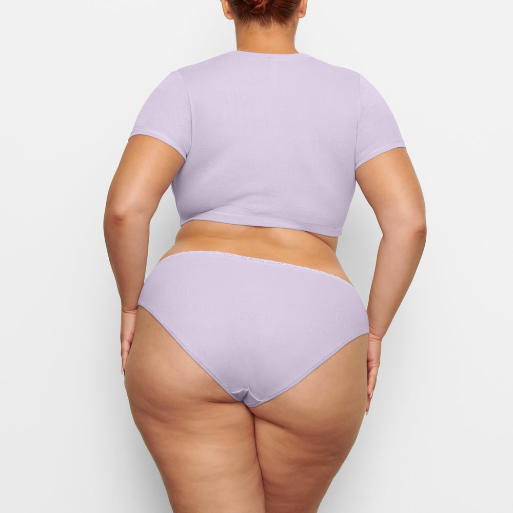Skims LACE POINTELLE MID RISE Brief Lavendel | OWD-237546