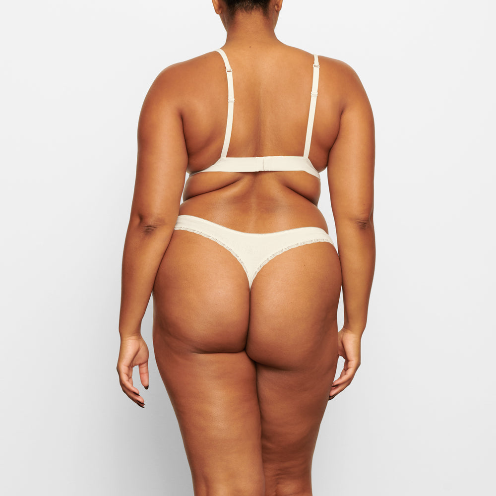 Skims LACE POINTELLE Thong Wit | JOX-917543