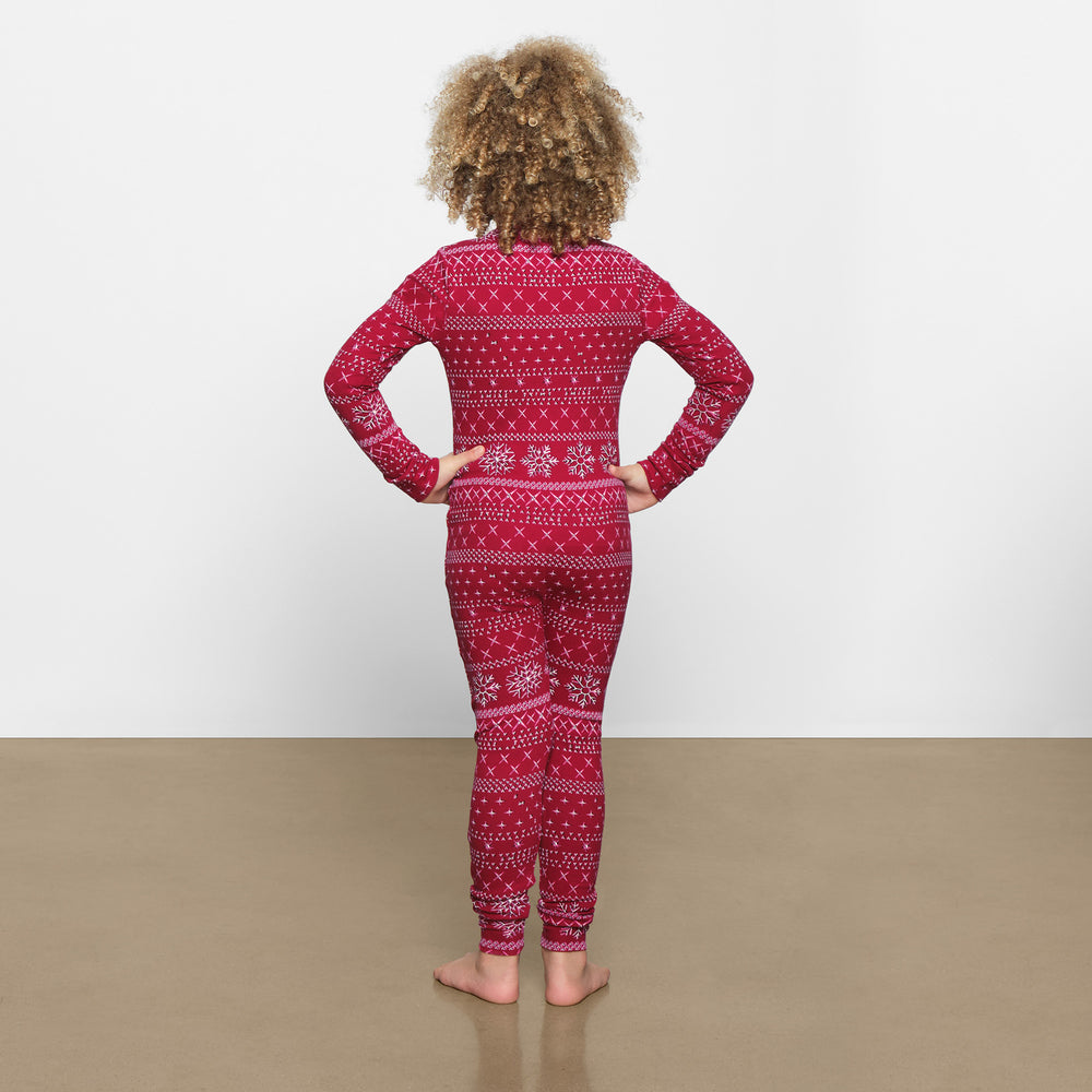 Skims LOGO POINTELLE HENLEY ONESIE Kinderen Rood | EIO-729165