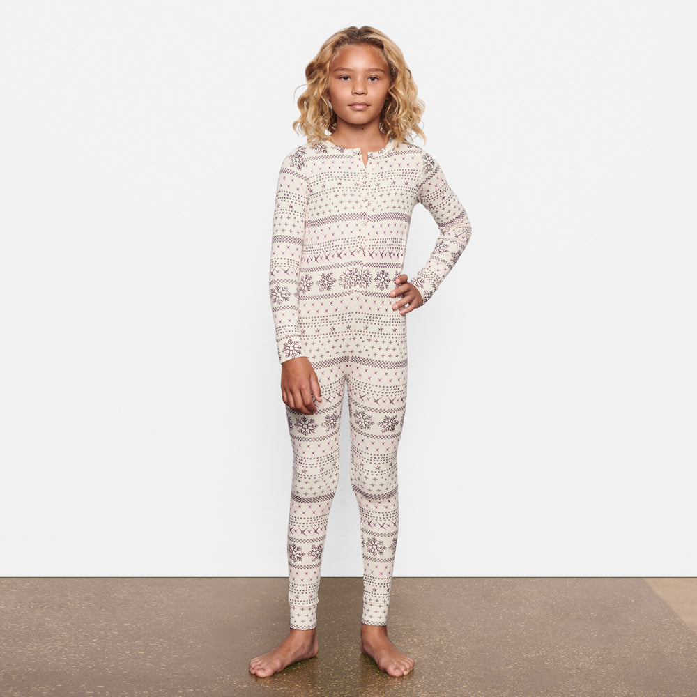 Skims LOGO POINTELLE HENLEY ONESIE Kinderen Room | RQM-831962
