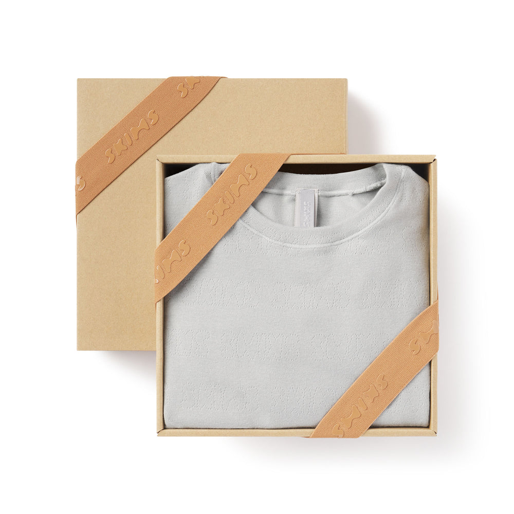 Skims LOGO POINTELLE SET Kinderen Lichtgrijs | JEQ-716542