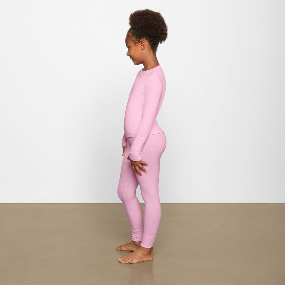 Skims LOGO POINTELLE SET Kinderen Roze | NJS-892536