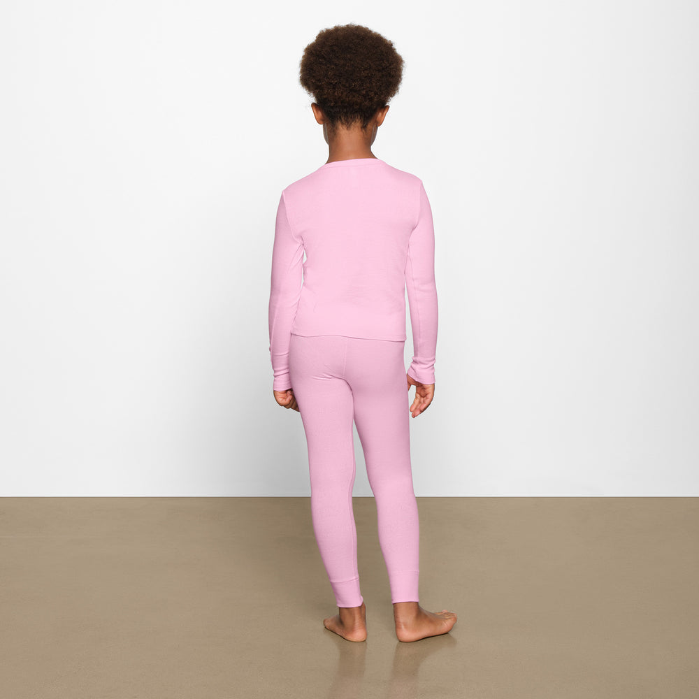 Skims LOGO POINTELLE SET Kinderen Roze | NJS-892536